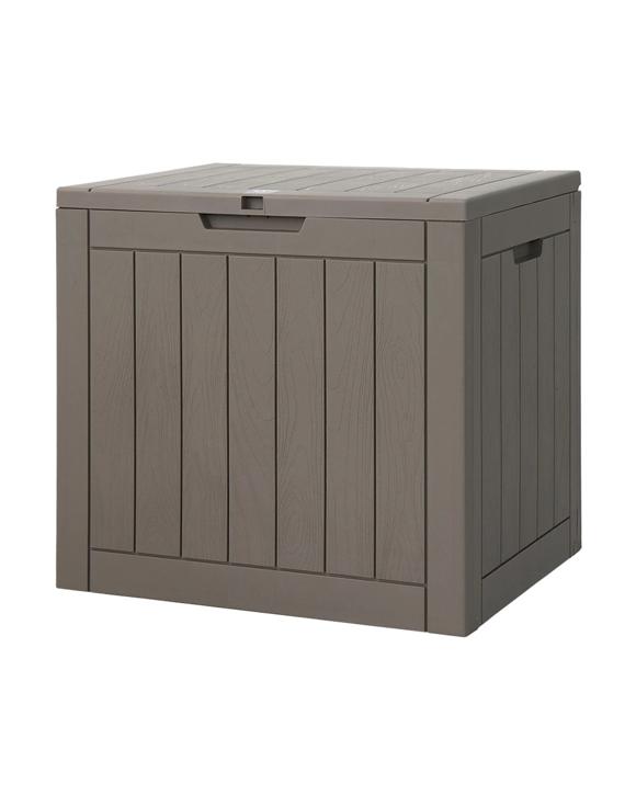 Gardeon Outdoor Storage Box 118L Container Lockable Garden Toy Tool Shed - Black