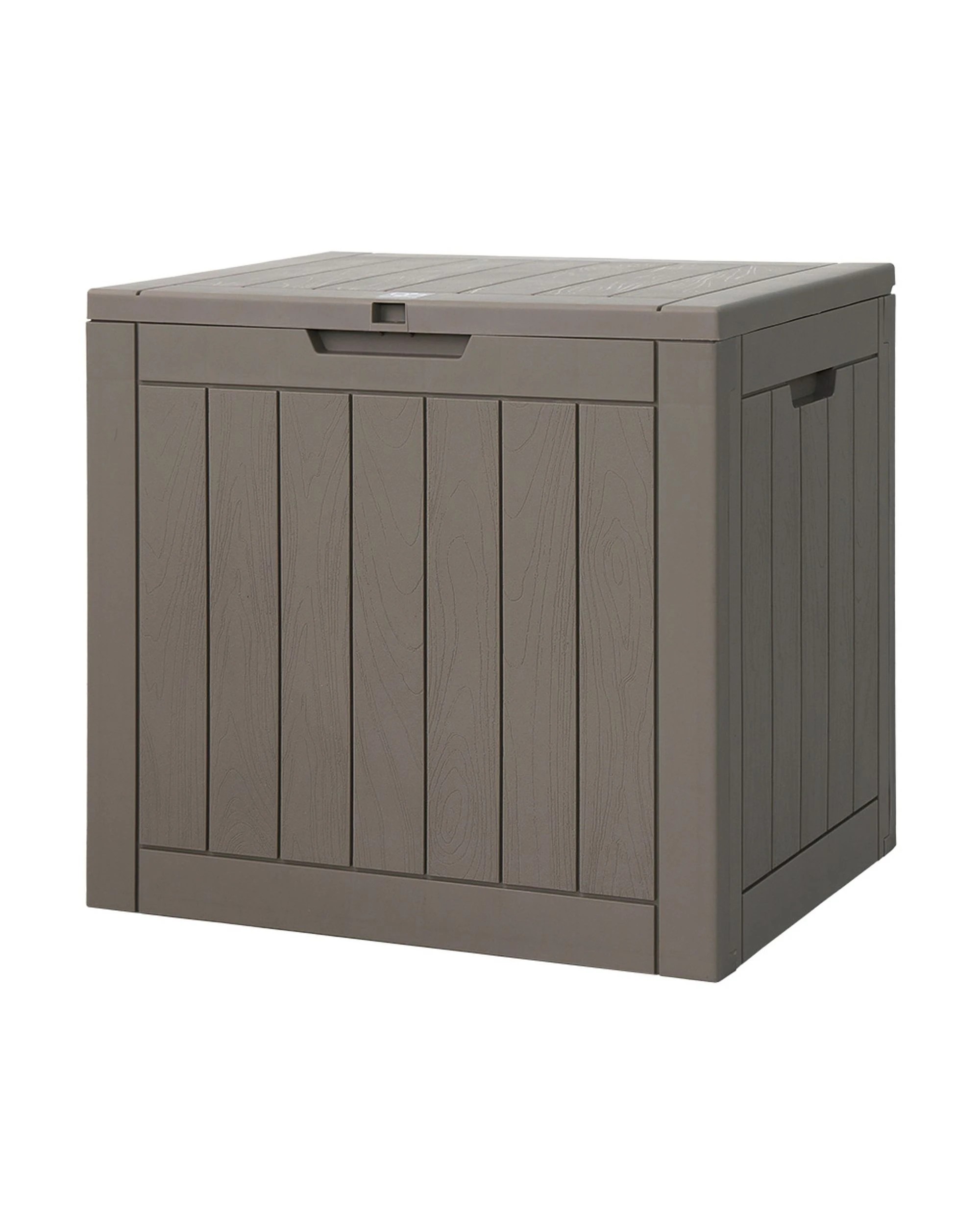 1 Gardeon Outdoor Storage Box 118L Container Lockable Garden Toy Tool Shed - Black, 1 of 7