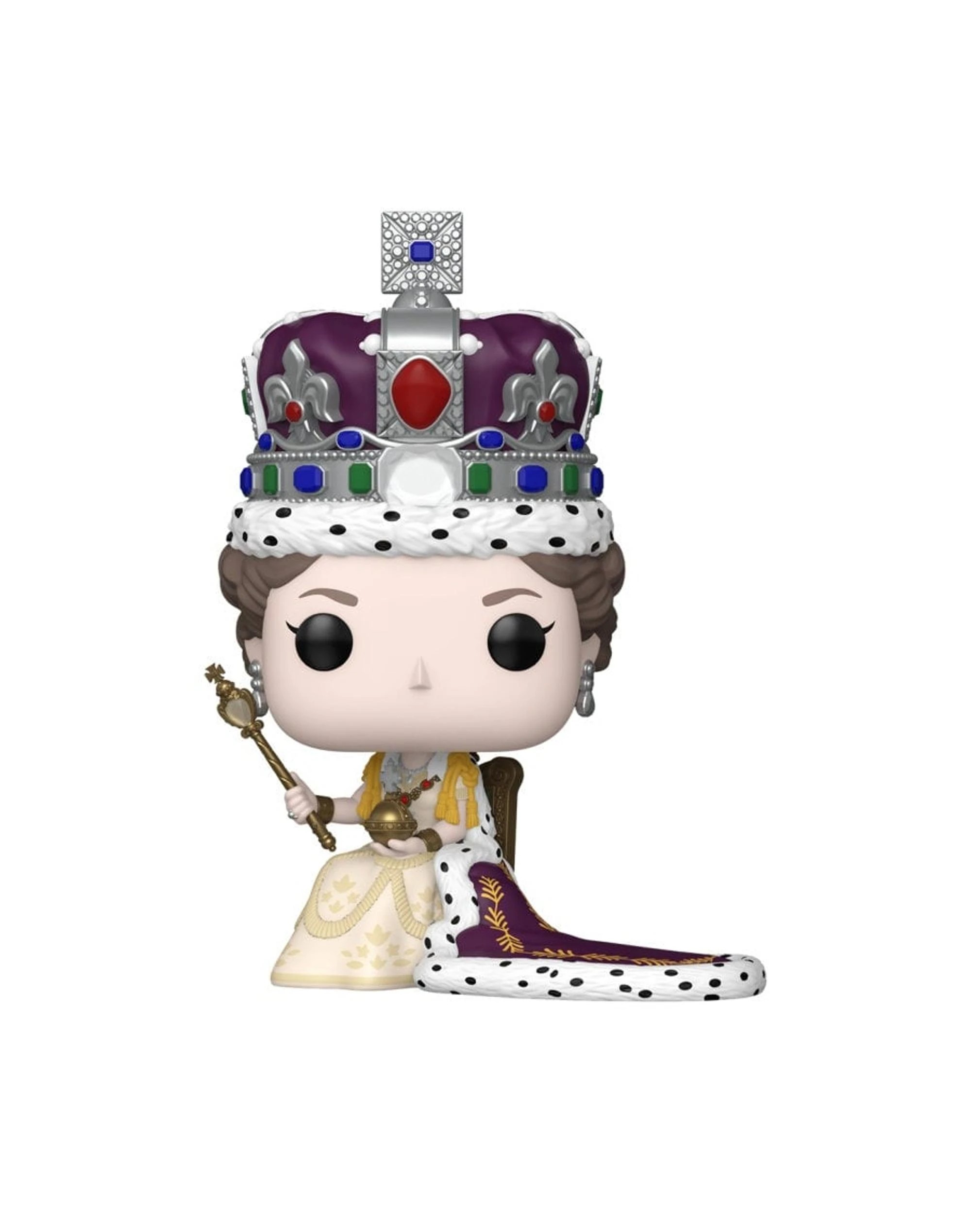 2 Royal Family Queen Elizabeth II - Coronation -  Funko POP! Premium Vinyl, 2 of 3