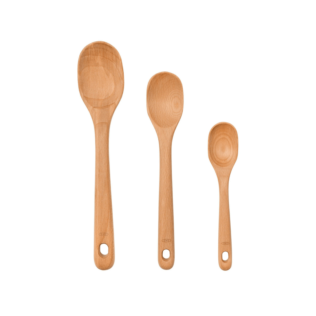 1 OXO Good Grips 3pc Spoon Set – Nylon Cooking Spoons Heat-Resistant Non-Slip Handles Dishwasher Safe, 1 of 3