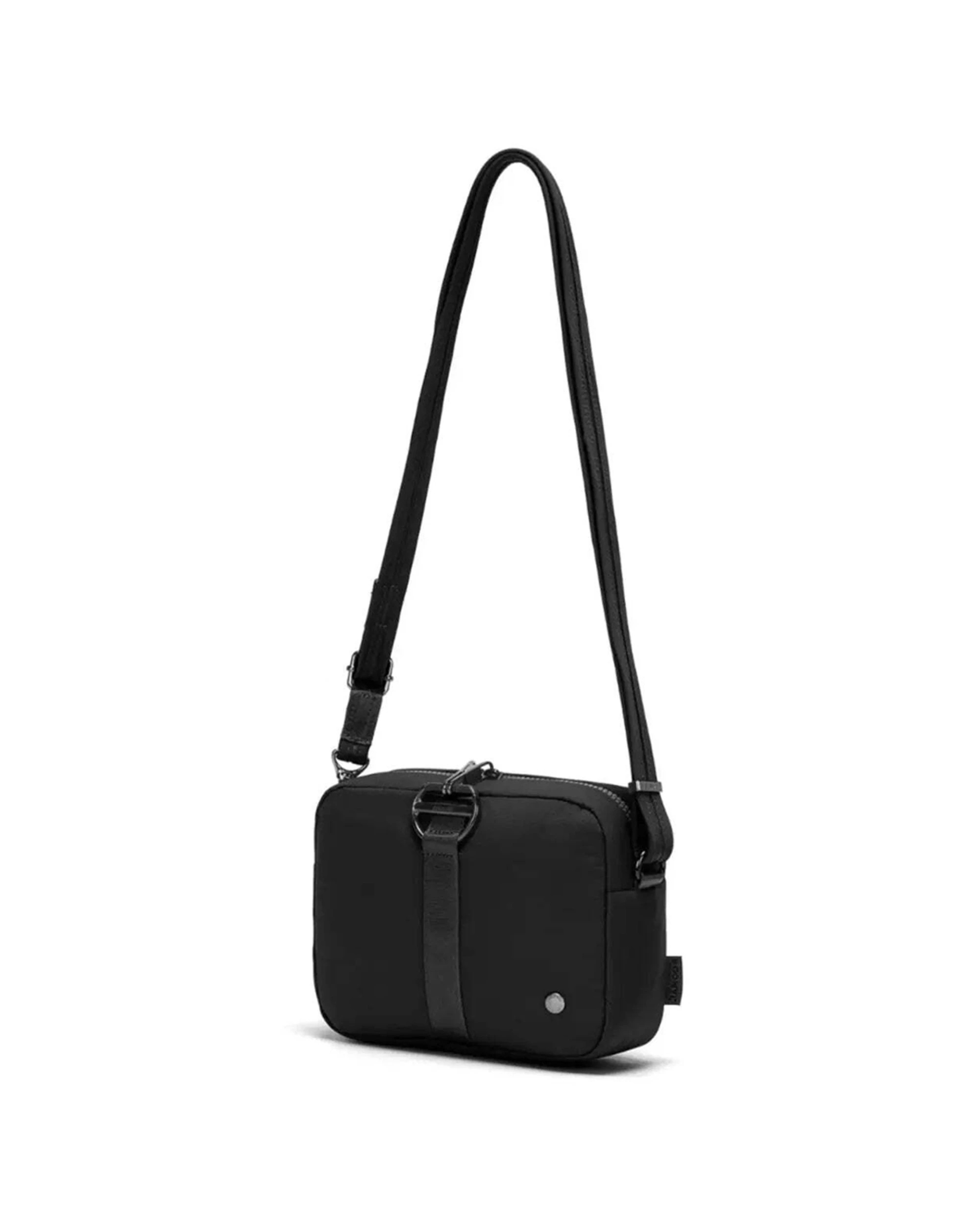 2 Pacsafe Citysafe CX Econyl Anti-Theft Square Crossbody Bag Adjustable Strap - Black, 2 of 3