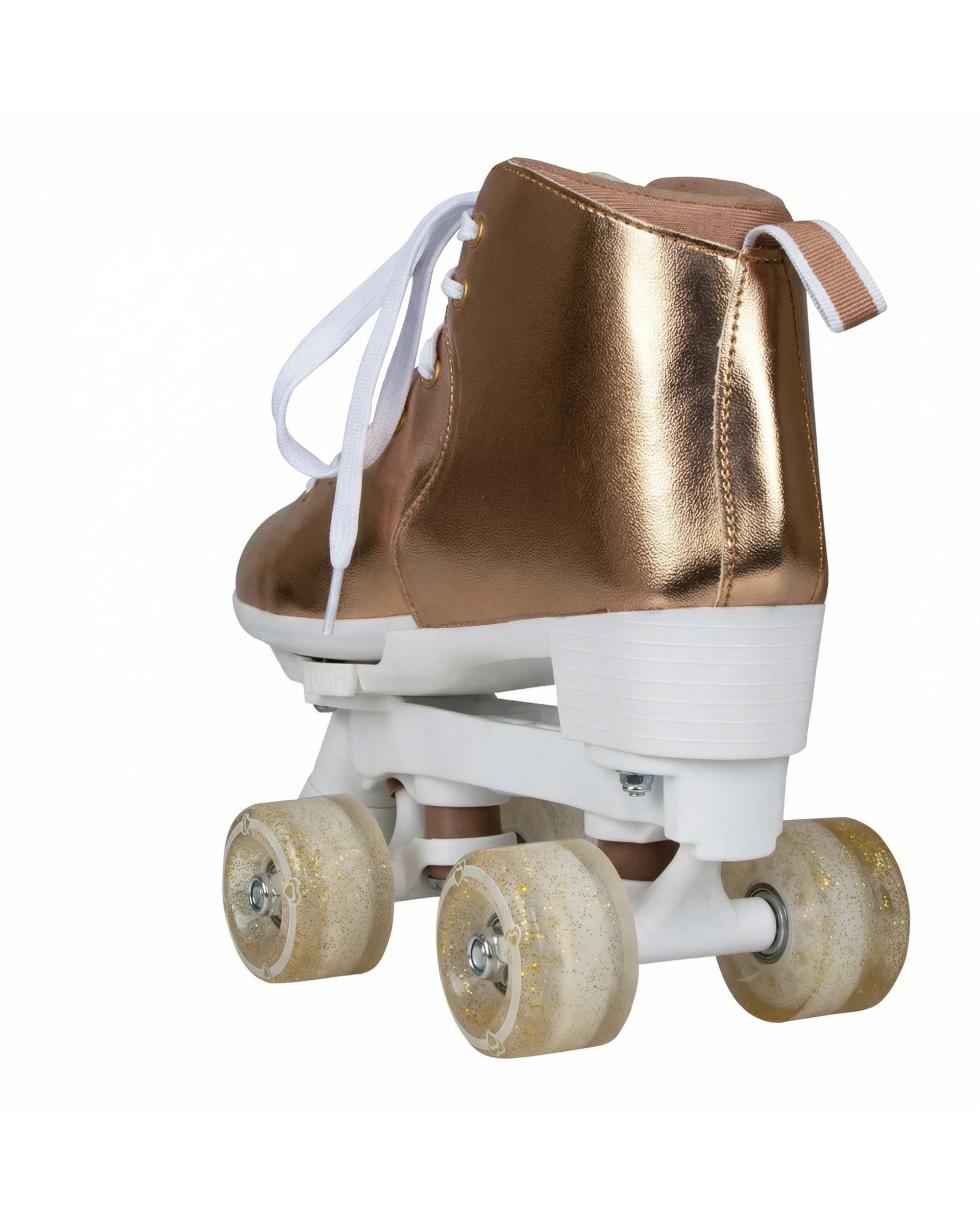 9 Circle Society Adjustable Quad Kids Metallic Rose Gold Rhythm Roller Skates, 9 of 9