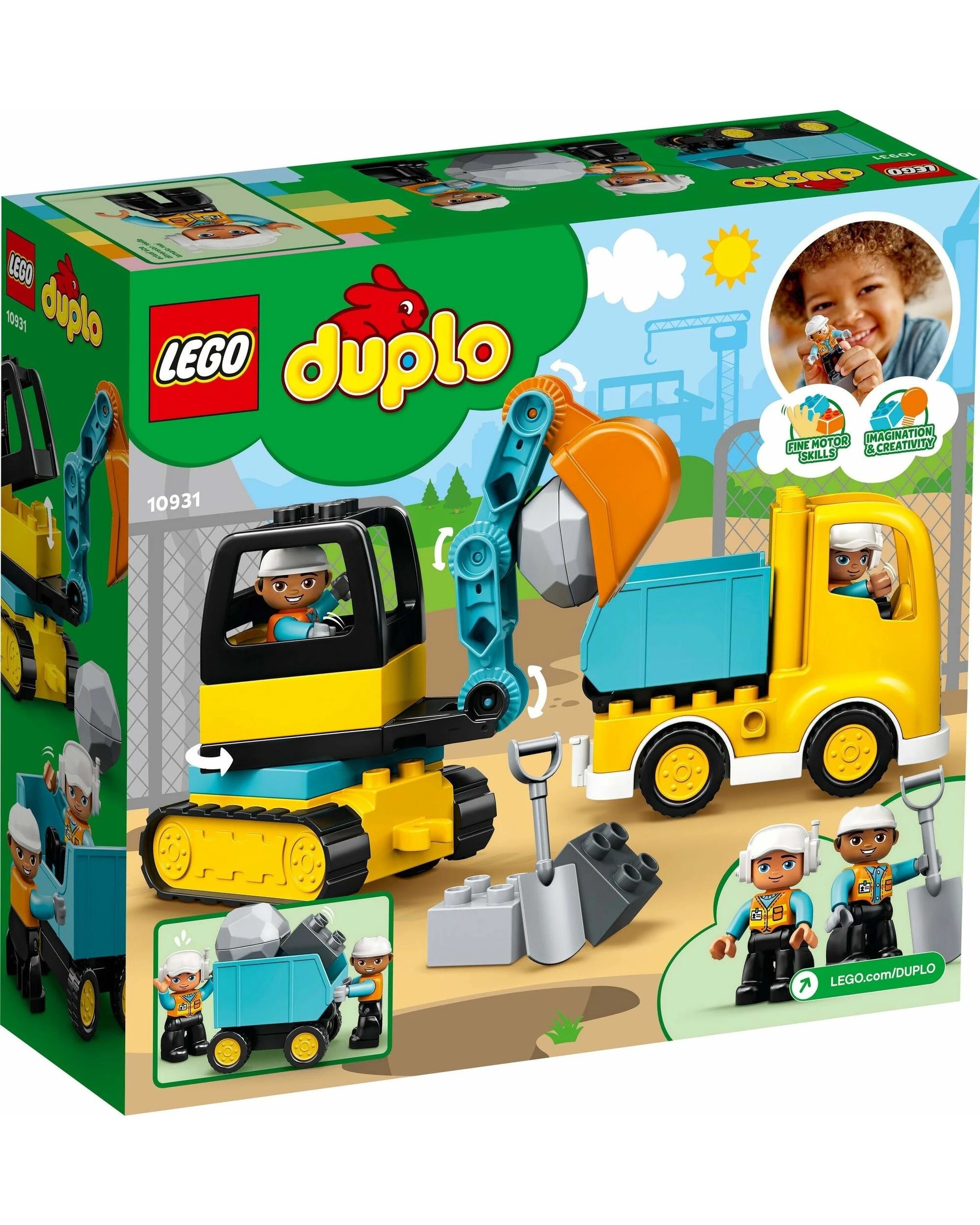5 LEGO DUPLO 10931 Truck and Tracked Excavator, 5 of 5