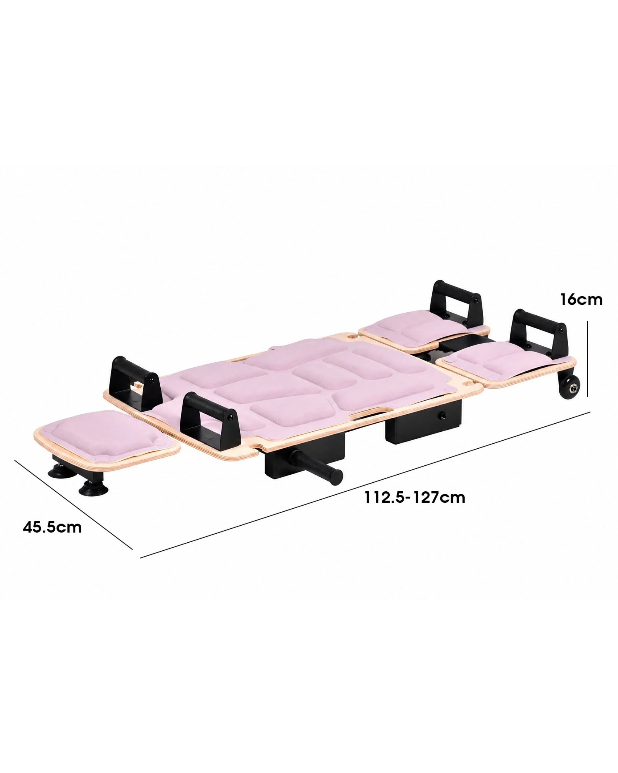 8 Advwin Pilates Reformer Board for Home Workout, Portable Birch Wood Pilates Board, Quick Assembly, 8 of 8