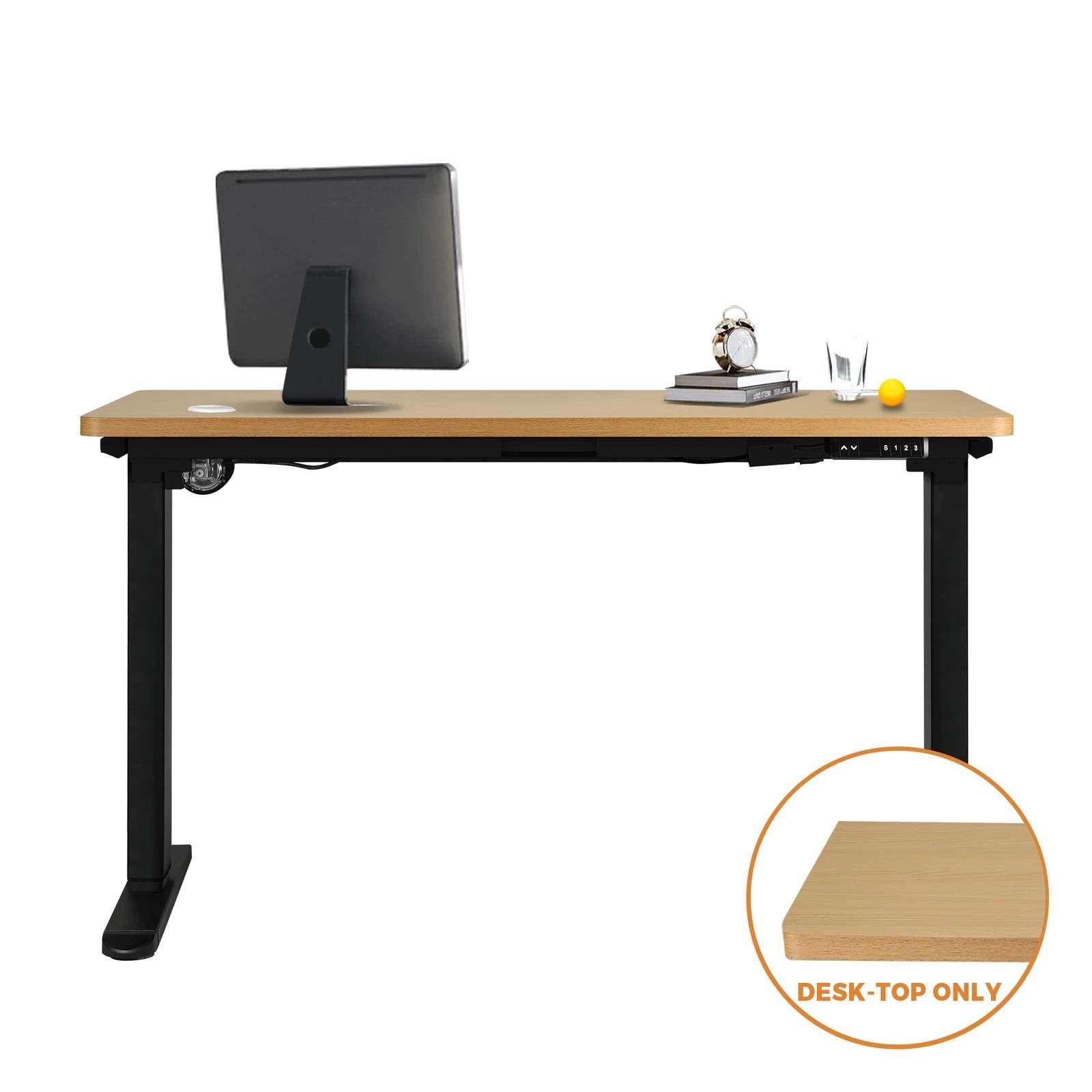 8 Oikiture 150cm Desk Top Electric Desk Board Computer Table
 - Natural, 8 of 9