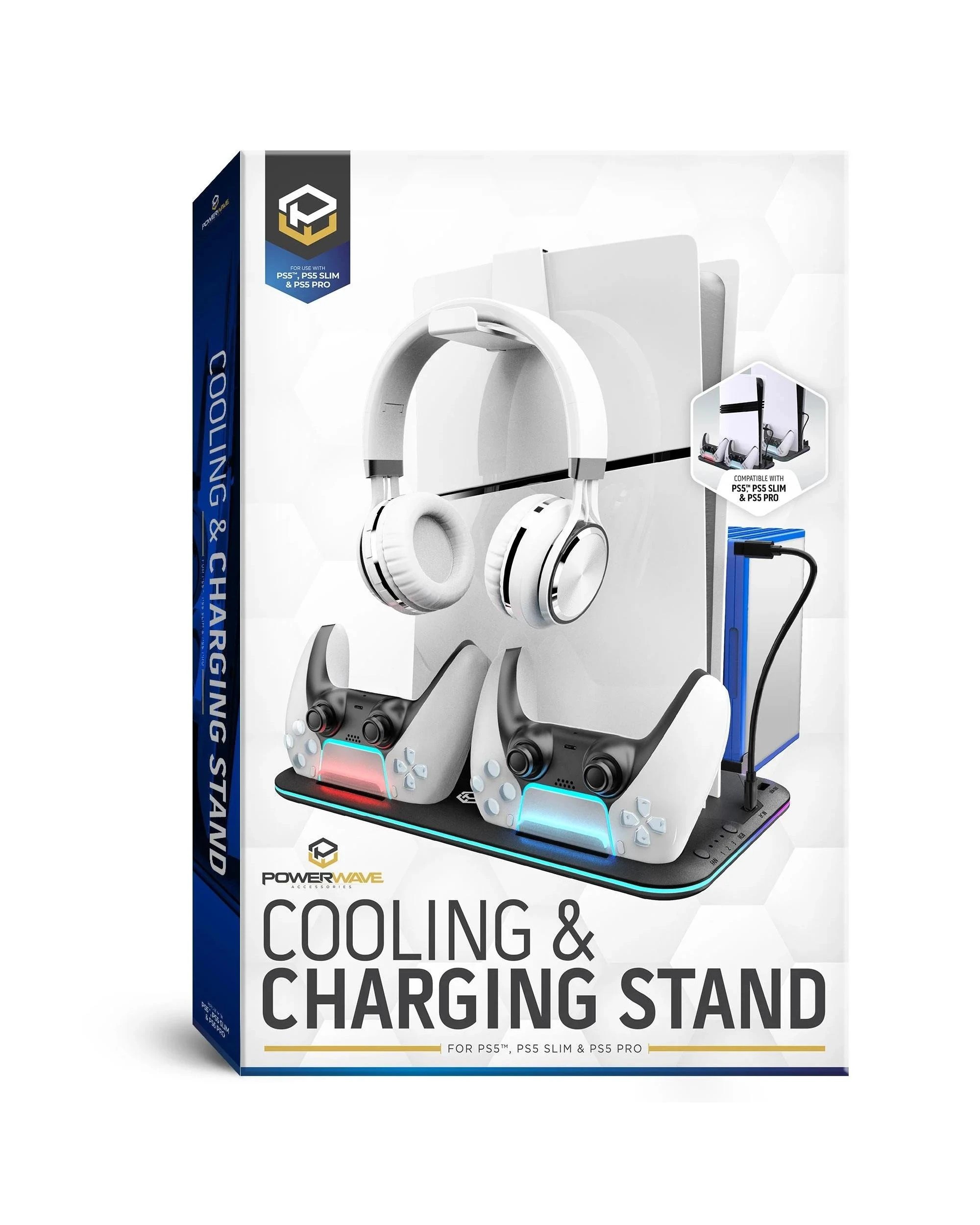 1 Powerwave Cooling and Charging Stand for PS5, 1 of 10
