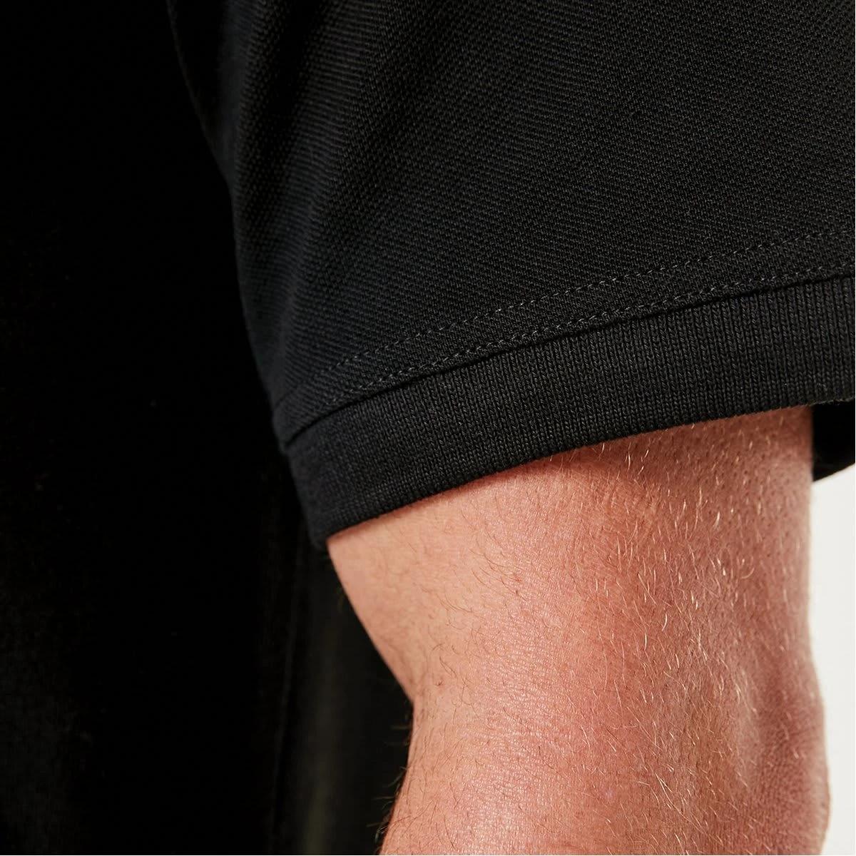 7 Tipped Pique Polo Black, 7 of 7