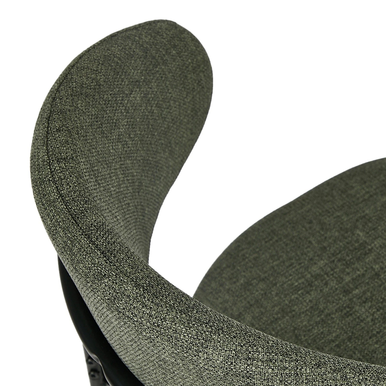 9 Oikiture 4x Dining Chairs Kitchen Lounge Seat Linen Fabric Accent Chair - Green, 9 of 9
