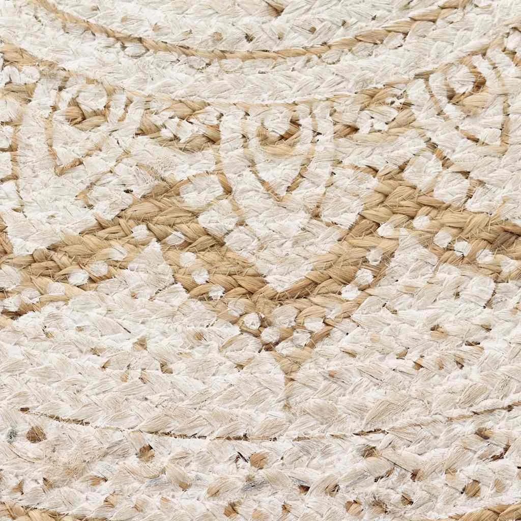 4 Vidaxl Area Rug Jute - Beige, 4 of 5