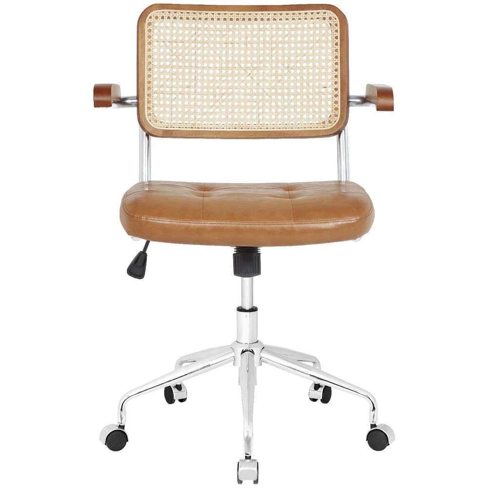 3 Otto Nusa Rattan Chair Tan Ergonomic Chairs and Desk Chairs, 3 of 10