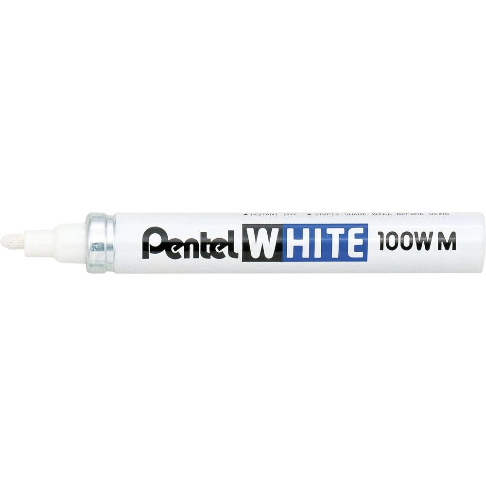 2 Pentel X100W-M Bullet Marker White, 2 of 4