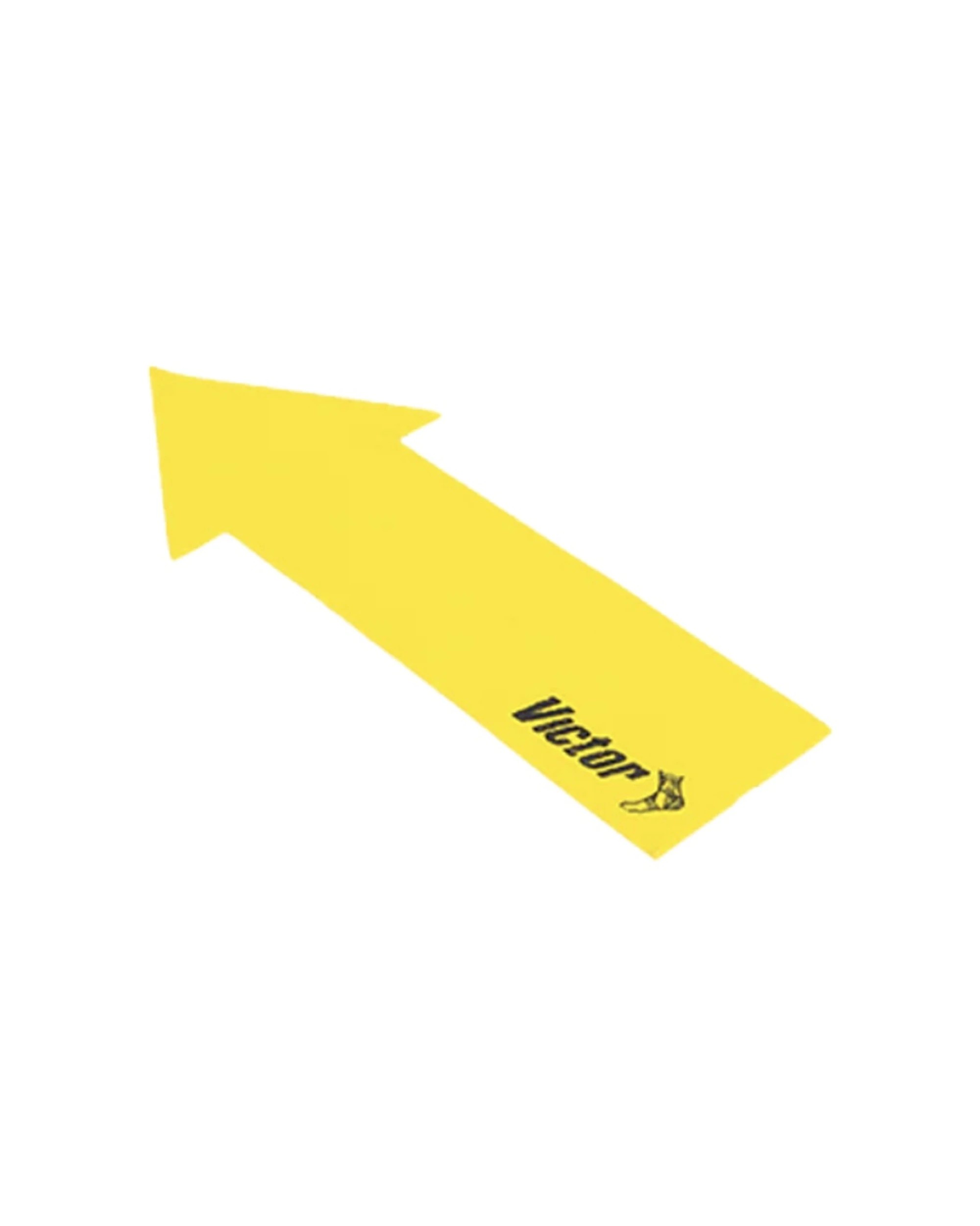 1 Victor Sports Floor Marker Arrow Durable Non-Slip Rubber 37x10cm - Yellow, 1 of 1