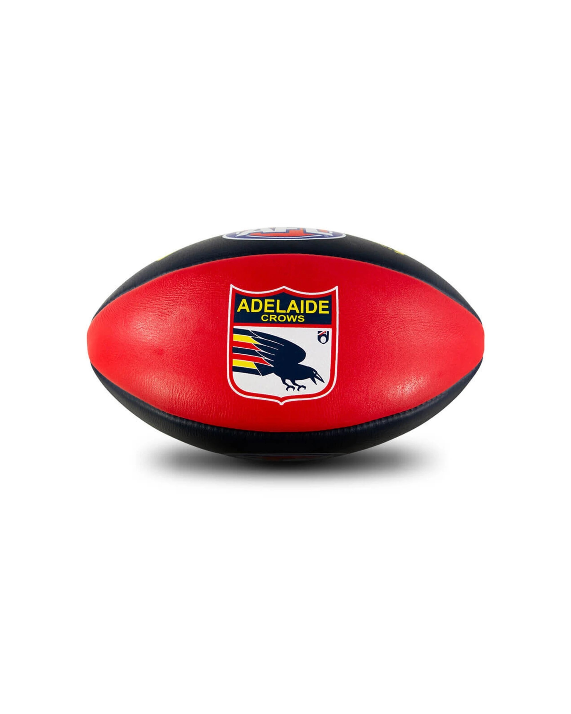 5 Sherrin AFL Team Leather Football 2 Pack Adelaide Crows Size 5 Full Grain - Multi, 5 of 5