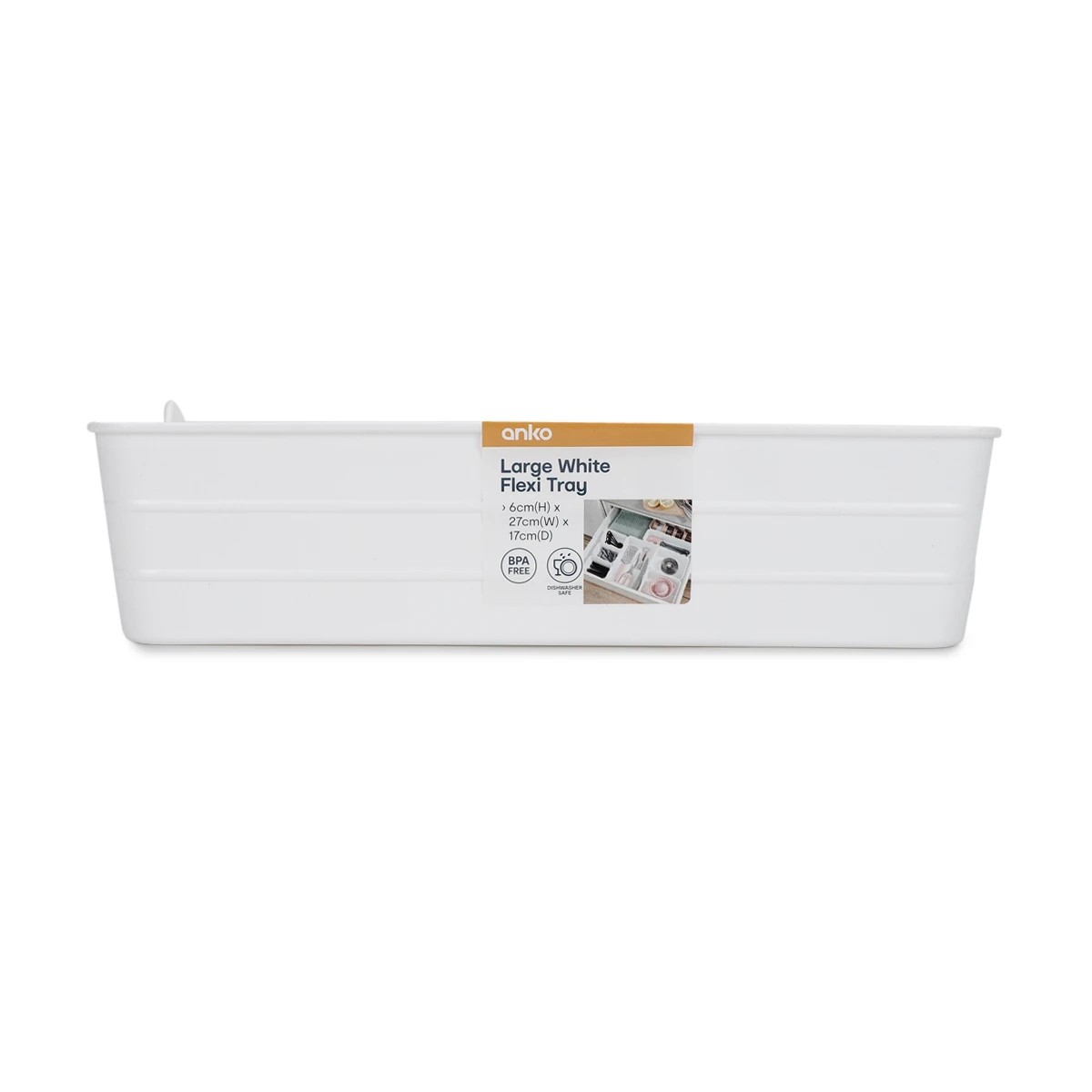 6 Large Flexi Tray - White, 6 of 7