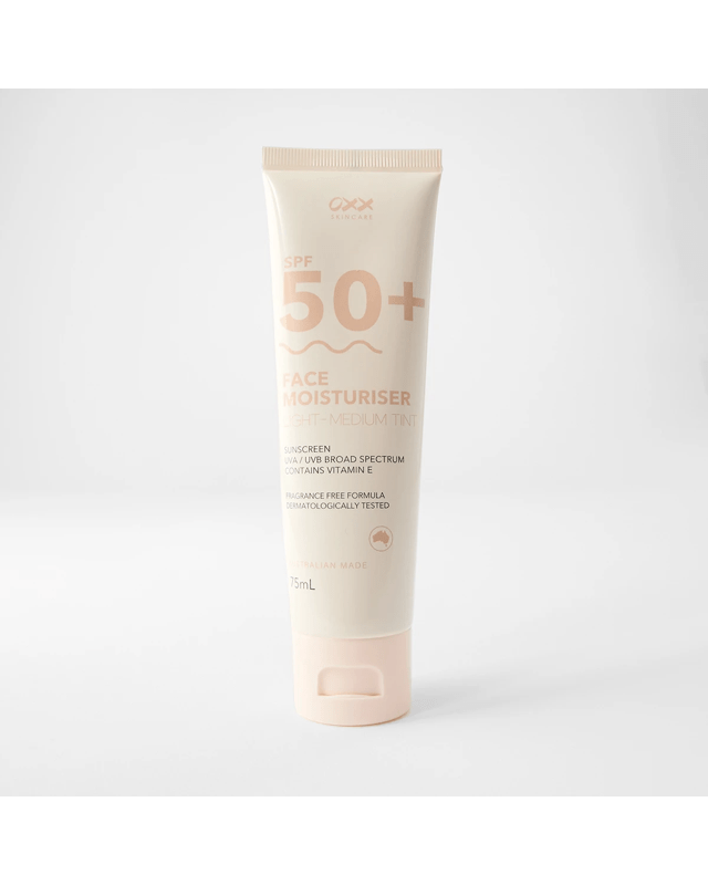 OXX Skincare SPF 50+ Face Moisturiser and Sunscreen 75ml - Vitam