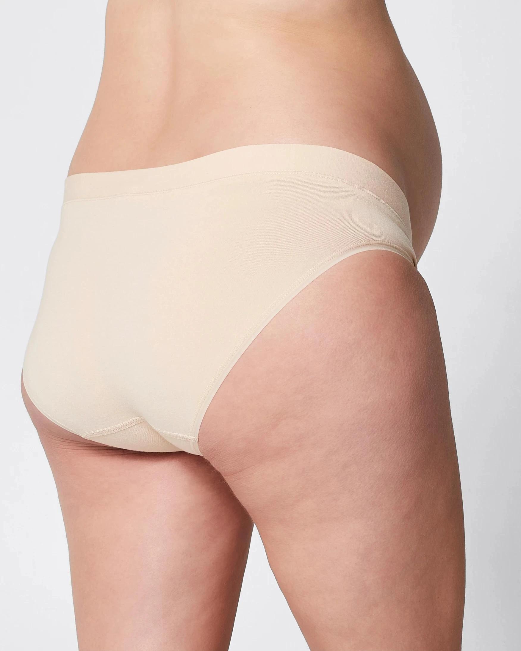 4 Target Maternity Underbelly Bikini Briefs; Style: LBF95588 NATURAL, 4 of 4
