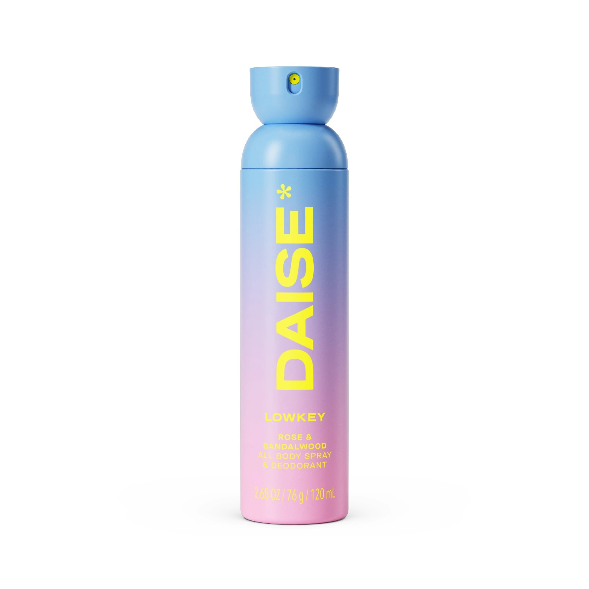 1 DAISE Lowkey All Body Spray and Deodorant 120ml - Rose and Sandalwood Scent, 1 of 8