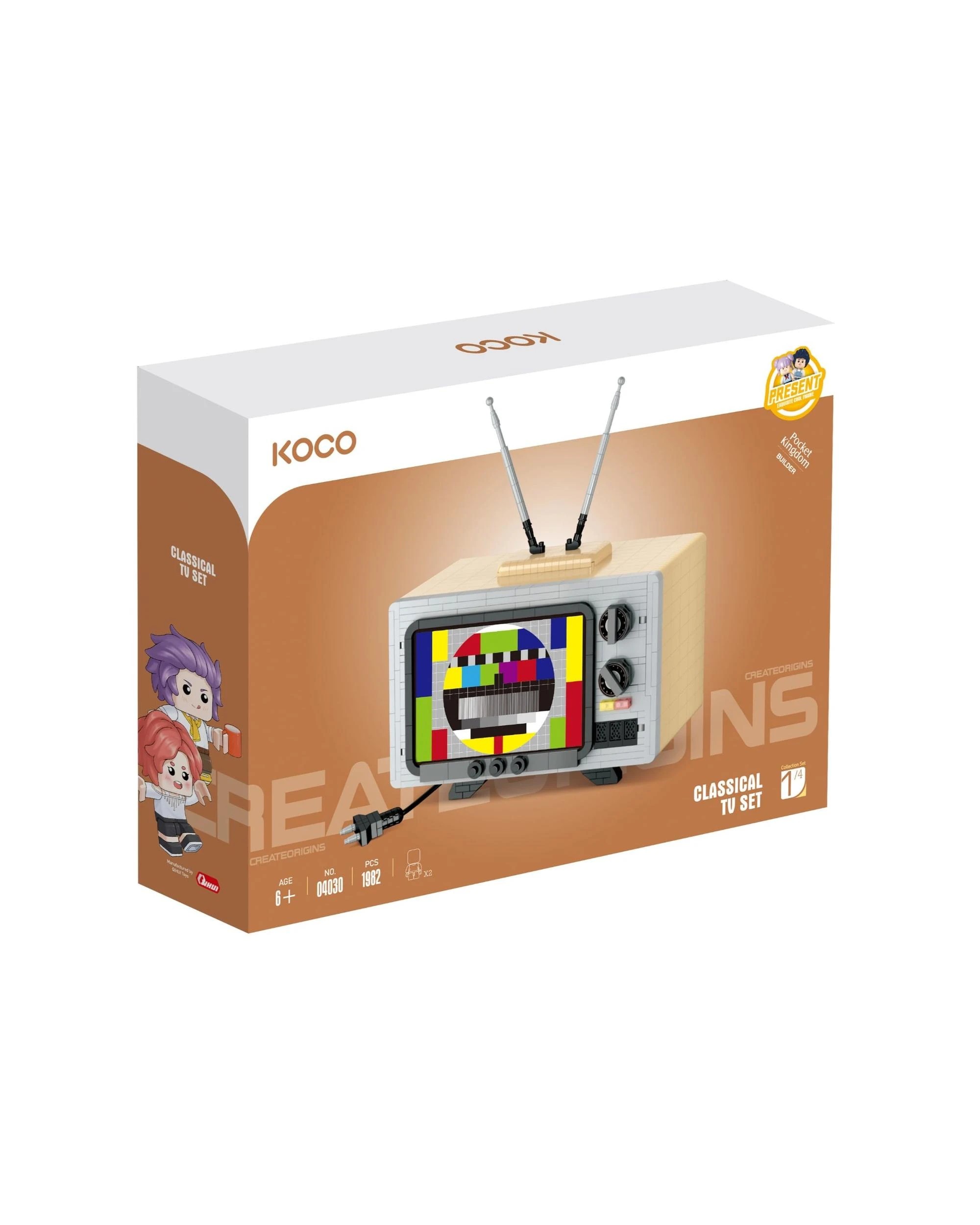 1 Koko Bricks Classical TV Set 2280 Pieces, 1 of 1
