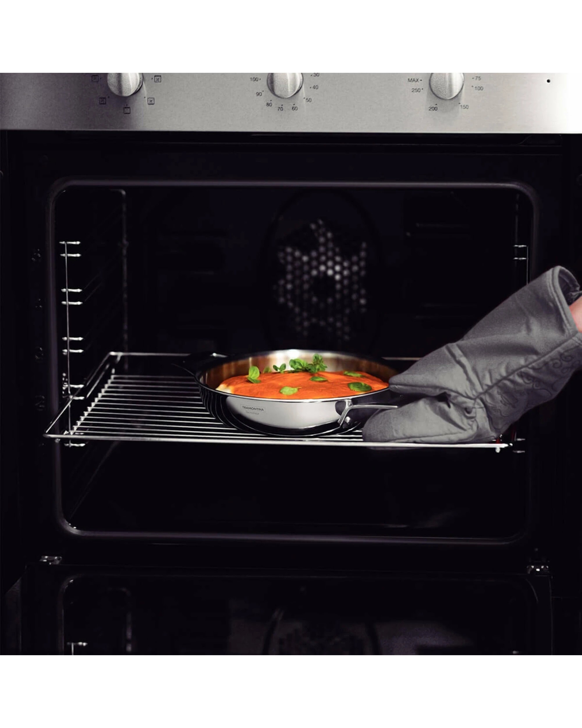 2 Tramontina Grano 20cm Tri-Ply Clad Double-Handled Frying Pan, 2 of 4