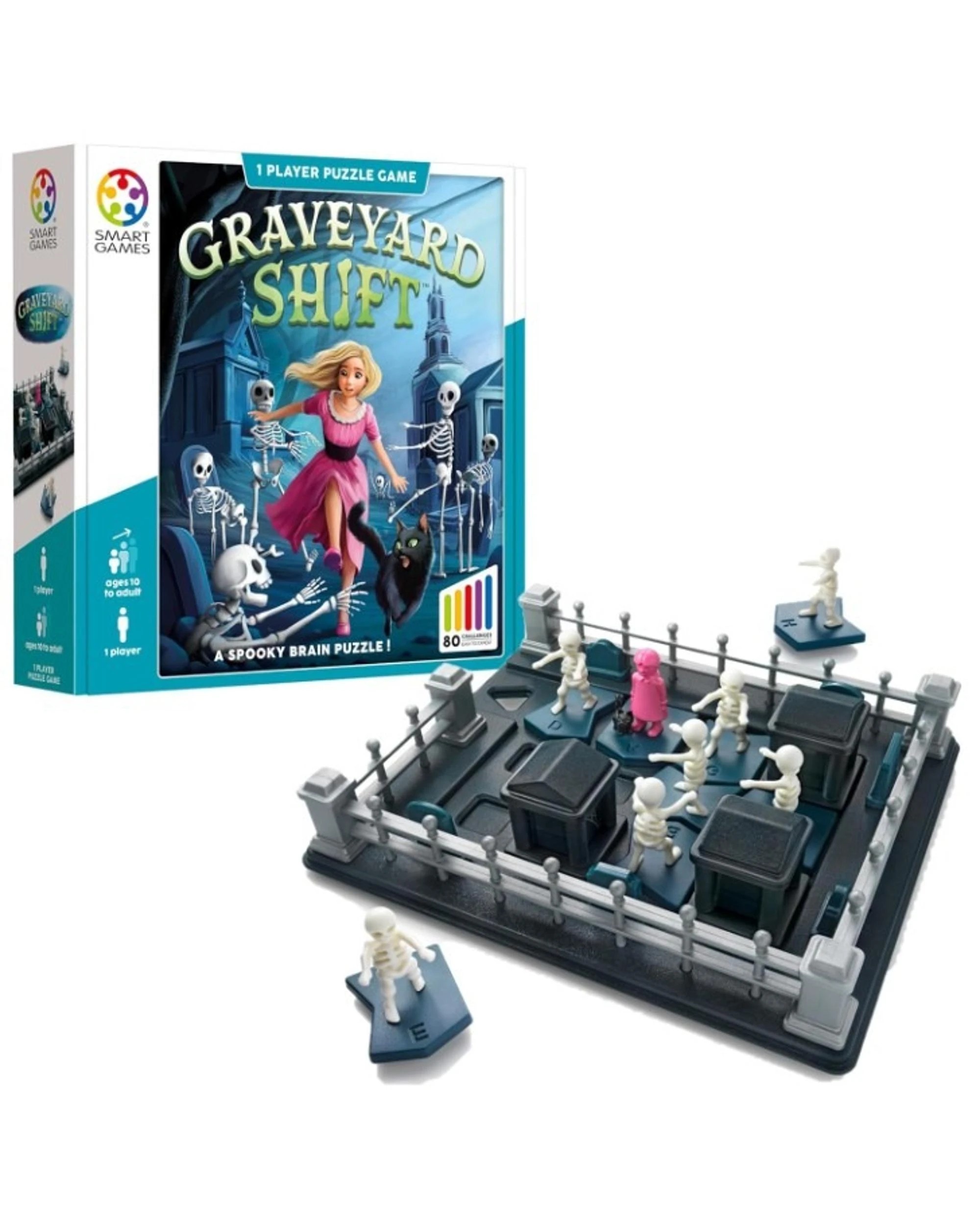 1 Smart Games Graveyard Shift Puzzle Game, 1 of 4