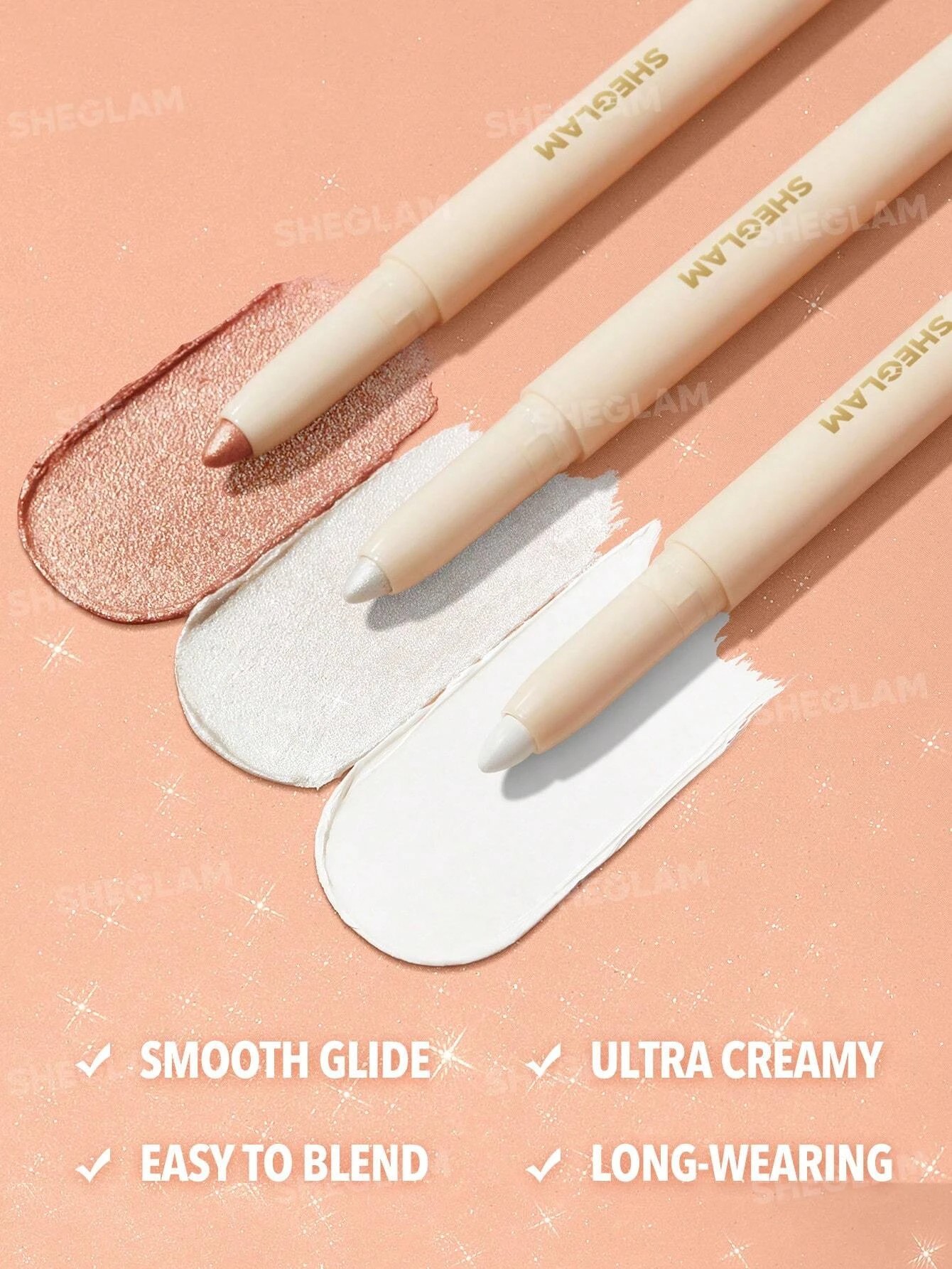 3 SHEGLAM Big N' Bright Eye Pencil - Rose, 3 of 6