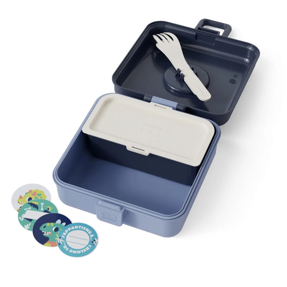 3 Monbento Mb Sandwich Lunch Box Snacky - Blue, 3 of 4