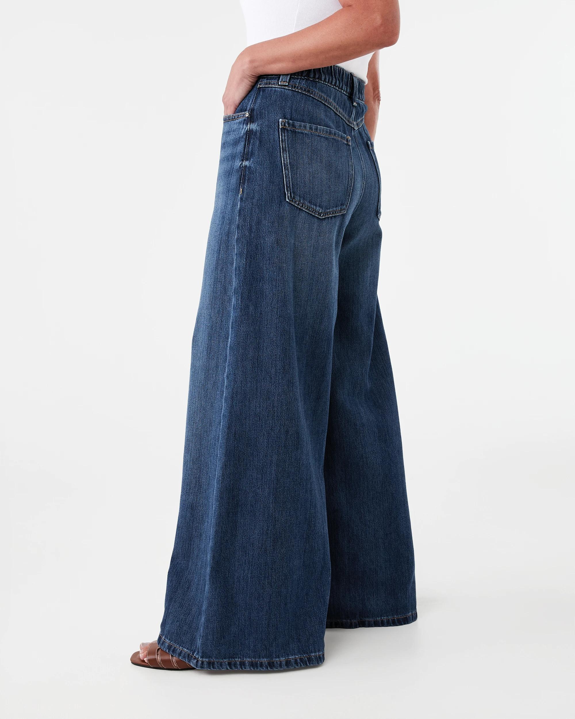 3 Palazzo Jeans Dark Wash, 3 of 8