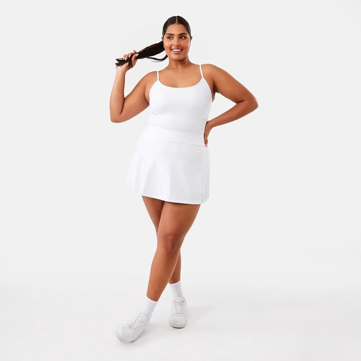 4 Active Womens Ultrasoft Shelf Tank WHITE, 4 of 10