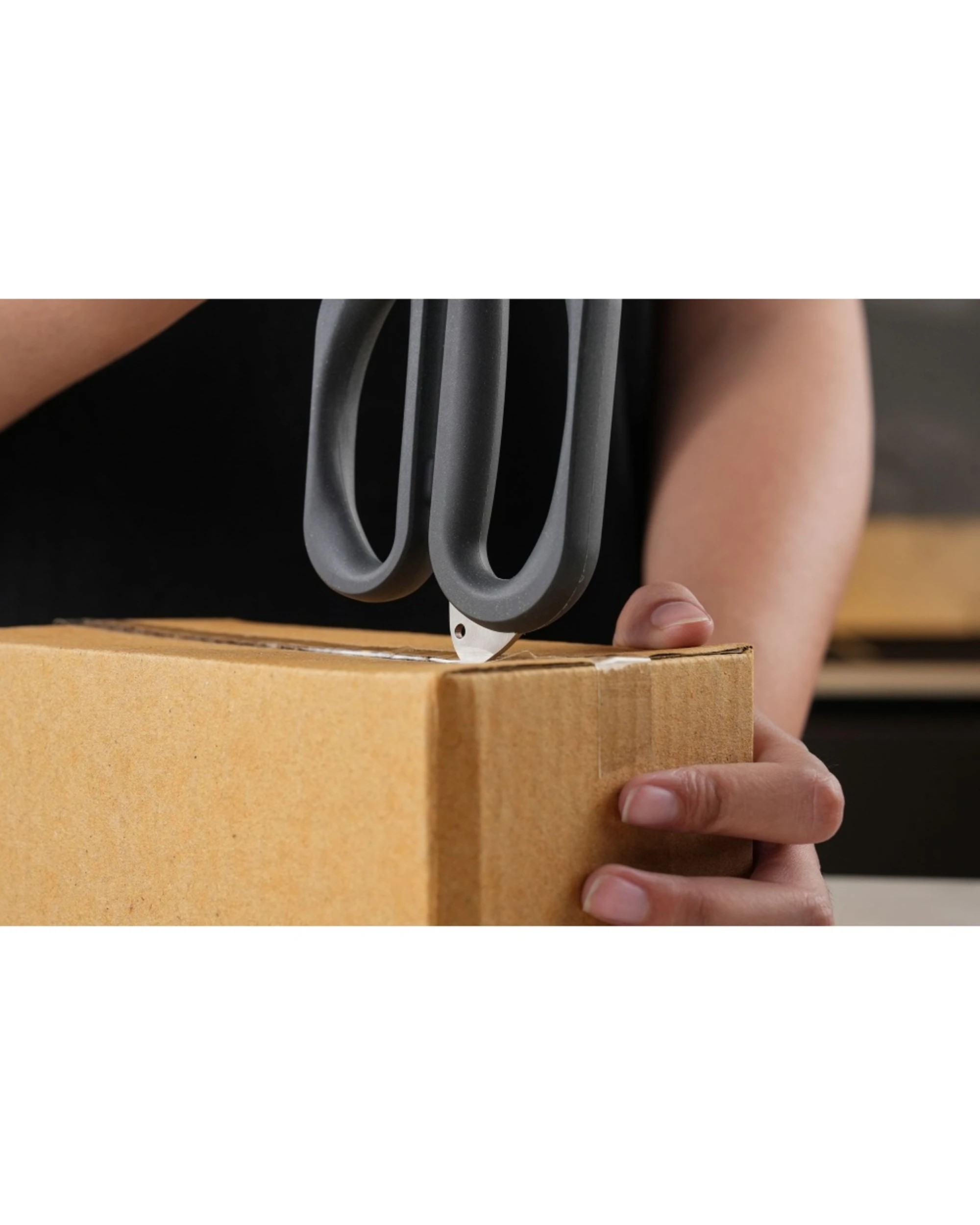 6 Zyliss Household Scissors Stainless Steel Built-In Box Cutter Ergonomic Handle Durable - Grey, 6 of 6