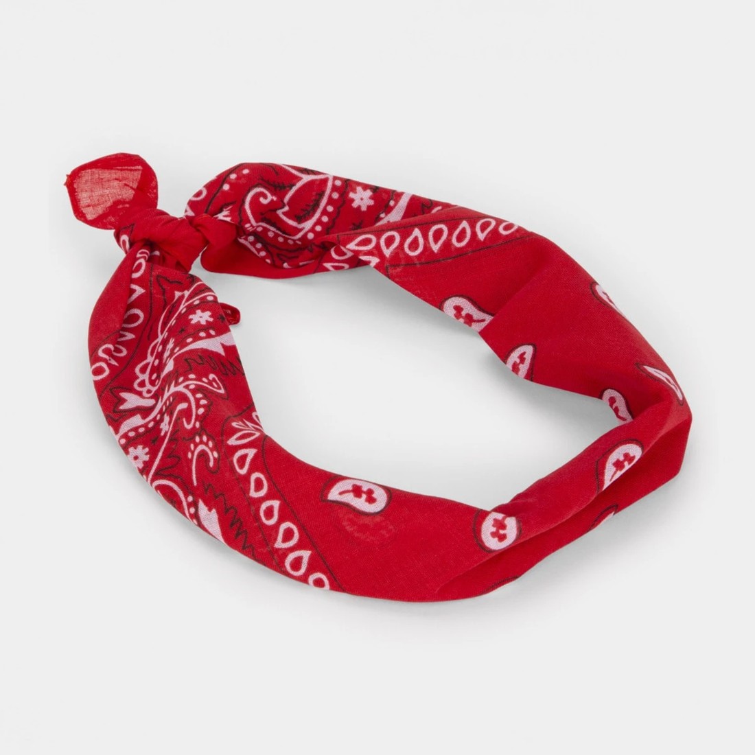 1 Paisley Hair Bandana - Red, 1 of 4