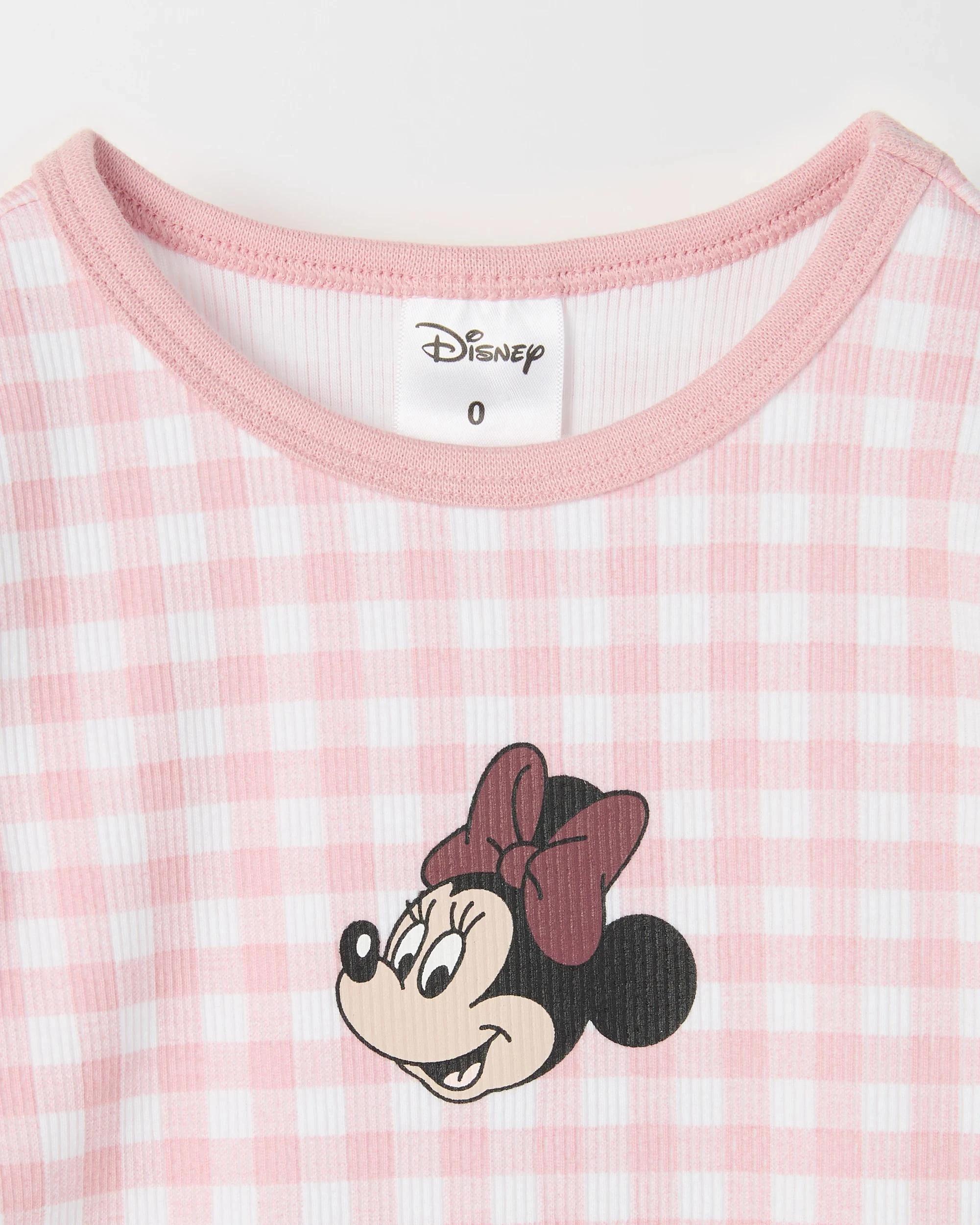 3 Disney Minnie Mouse Organic Cotton Baby Bodysuit and Leggings Set MINNIE, 3 of 3