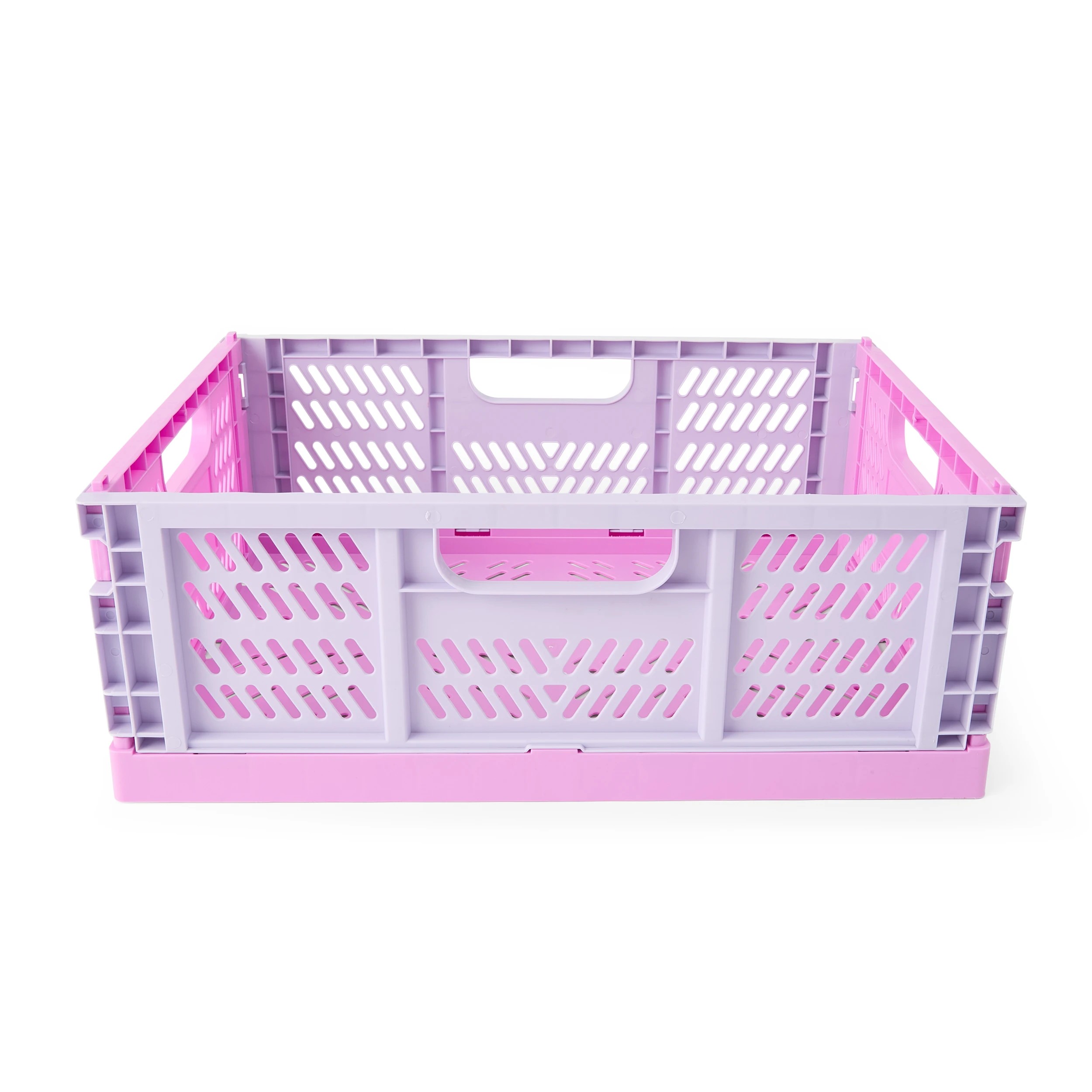 3 15L Collapsible Crate - Medium, Pink, 3 of 8