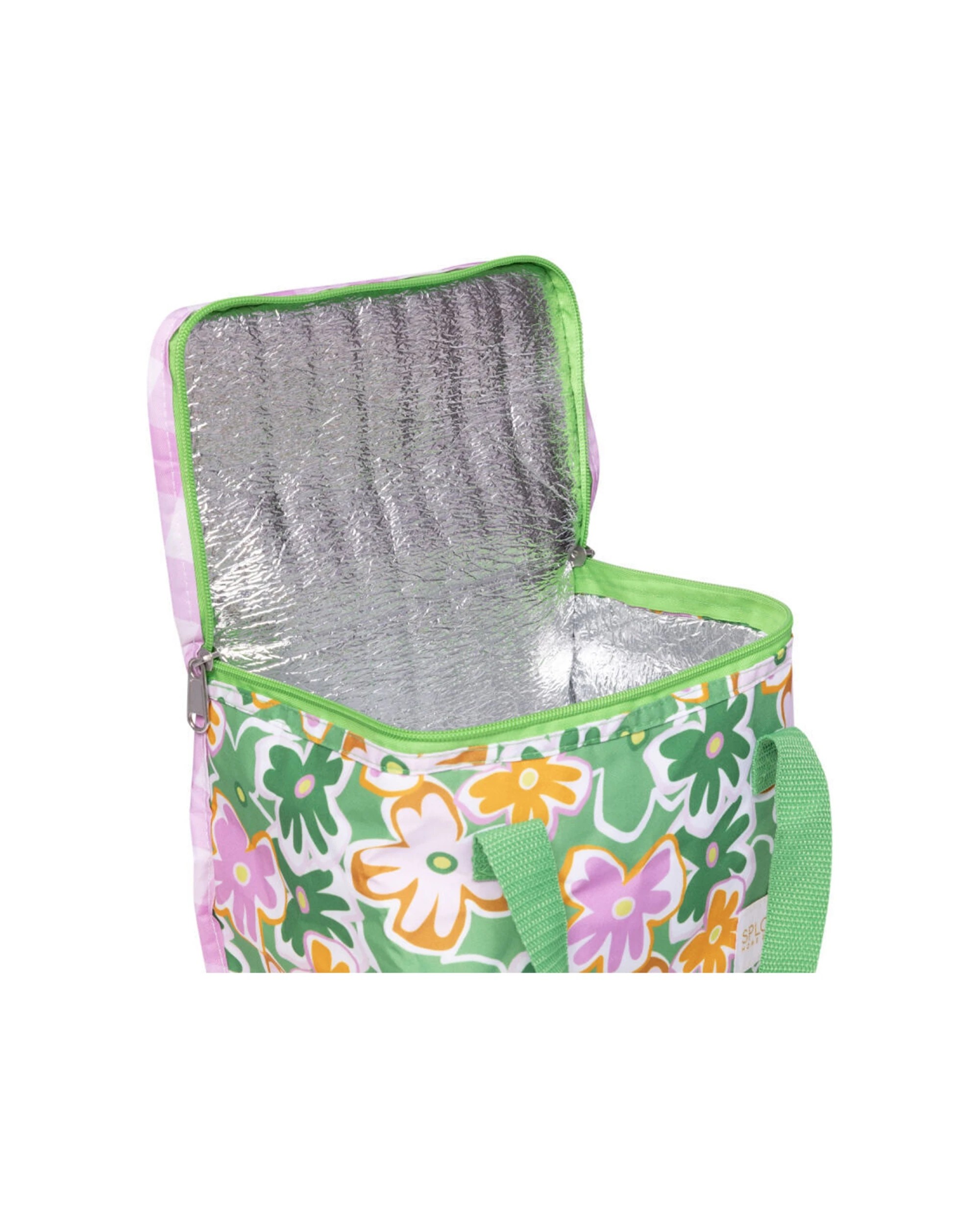 3 Splosh 2PK Summer Pop Insulated Soft Lunch Bag Food & Drink Storage 24x17cm - Green, 3 of 6