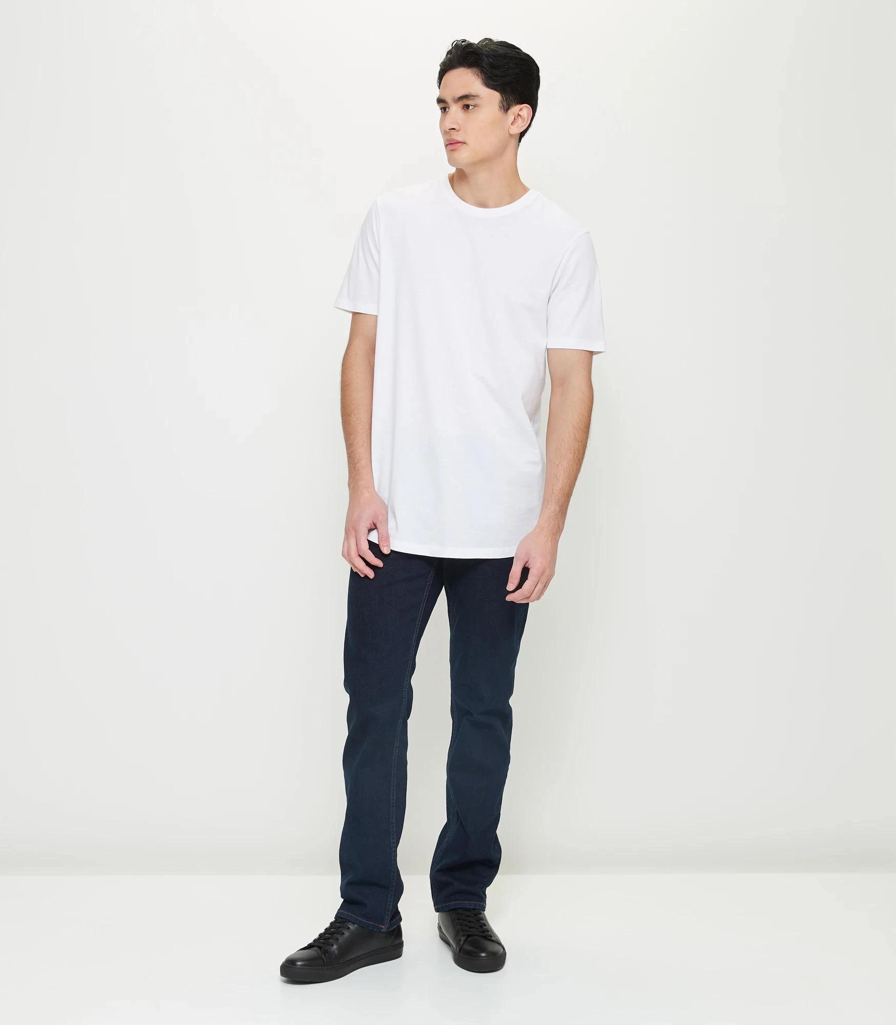 2 Target Australian Cotton Curved Hem T-Shirt WHITE, 2 of 6