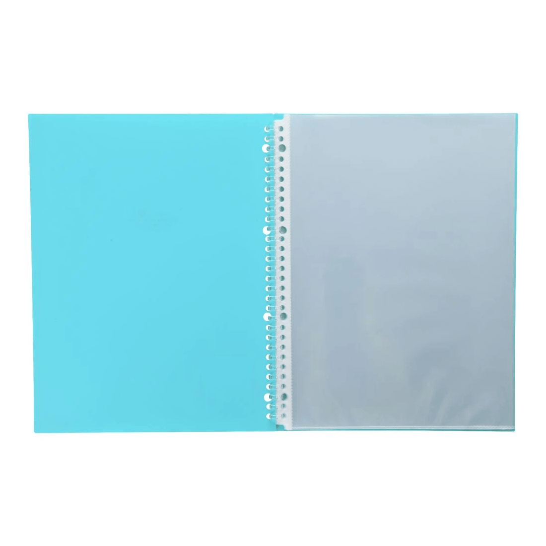 Aqua Drops Refillable Display Book A4 20 Pockets Vivid Teal - Kmart