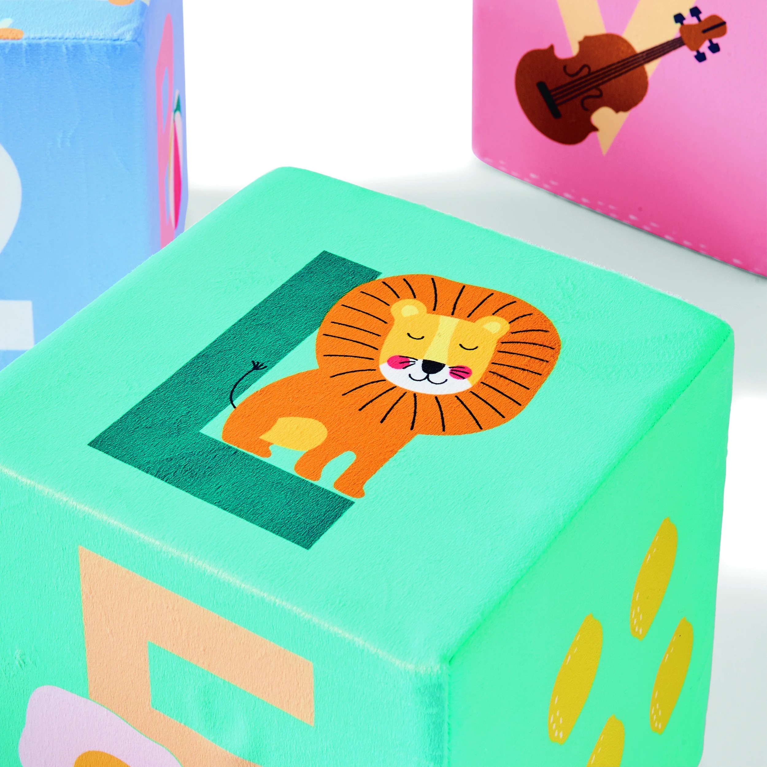 8 10 Pack Soft Play Print Cubes, 8 of 9