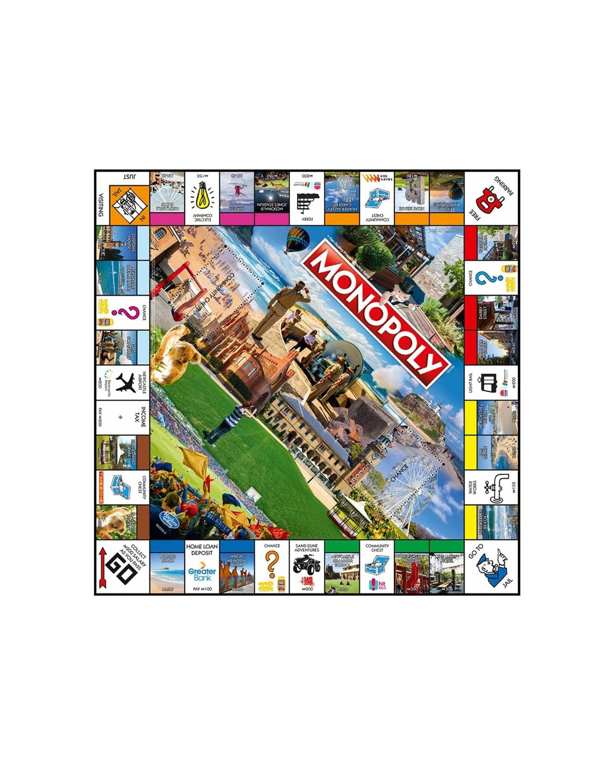 2 Monopoly Newcastle Australia Edition Tabletop Themed Board Game - Multi, 2 of 2