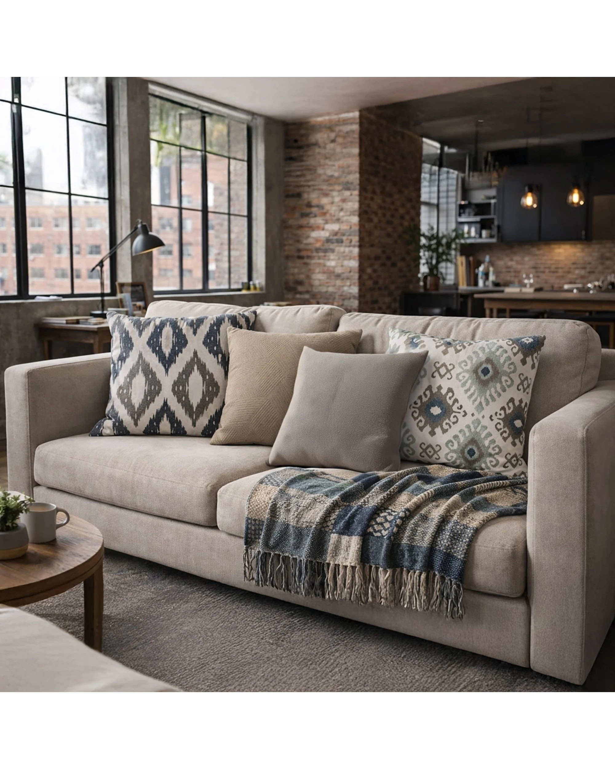 5 Urban Style Aztec Pattern Cushion Throw Pillow 45x45cm - Multi, 5 of 7