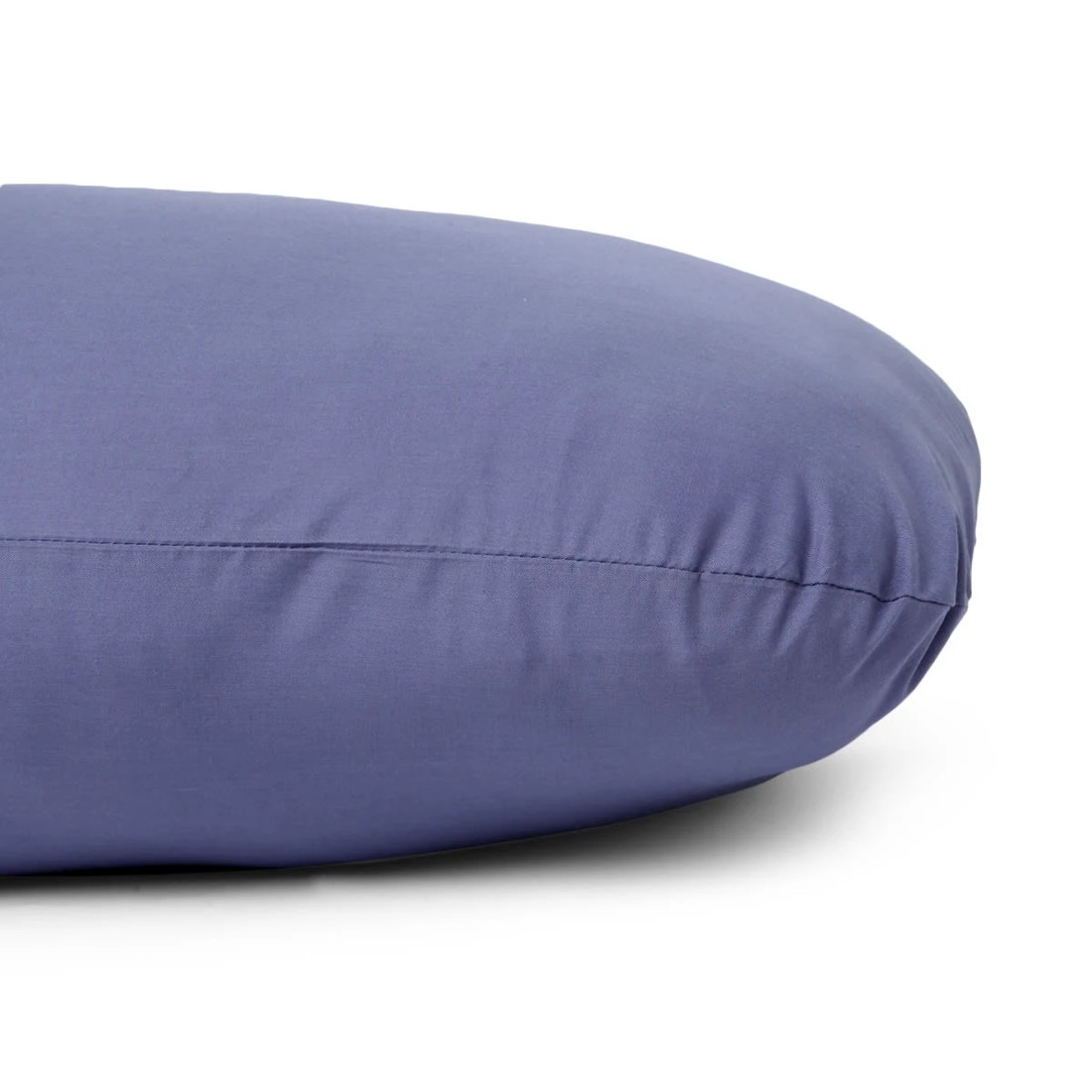 3 180 Thread Count U-Shape Pillowcase - Mid Blue, 3 of 3