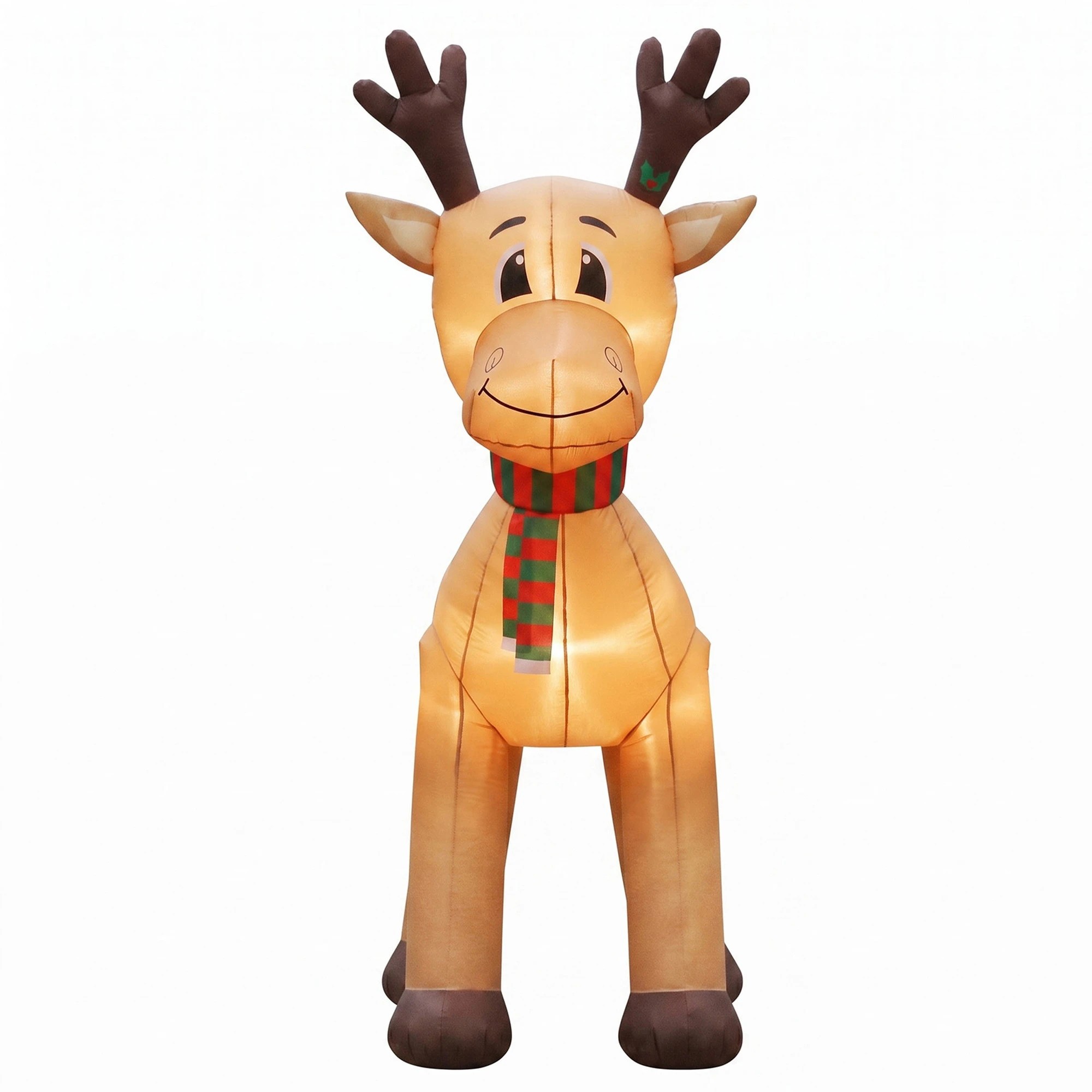3 Jingle Jollys Christmas Inflatable Reindeer 5M Illuminated Decorations - Multi, 3 of 8