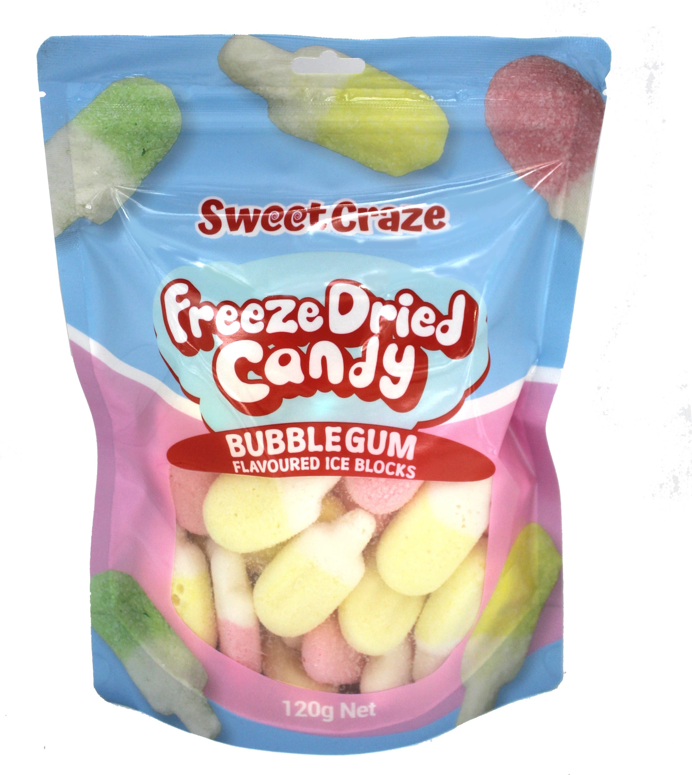 1 Sweet Craze Freeze Dried Candy Ice Blocks 120g, 1 of 2