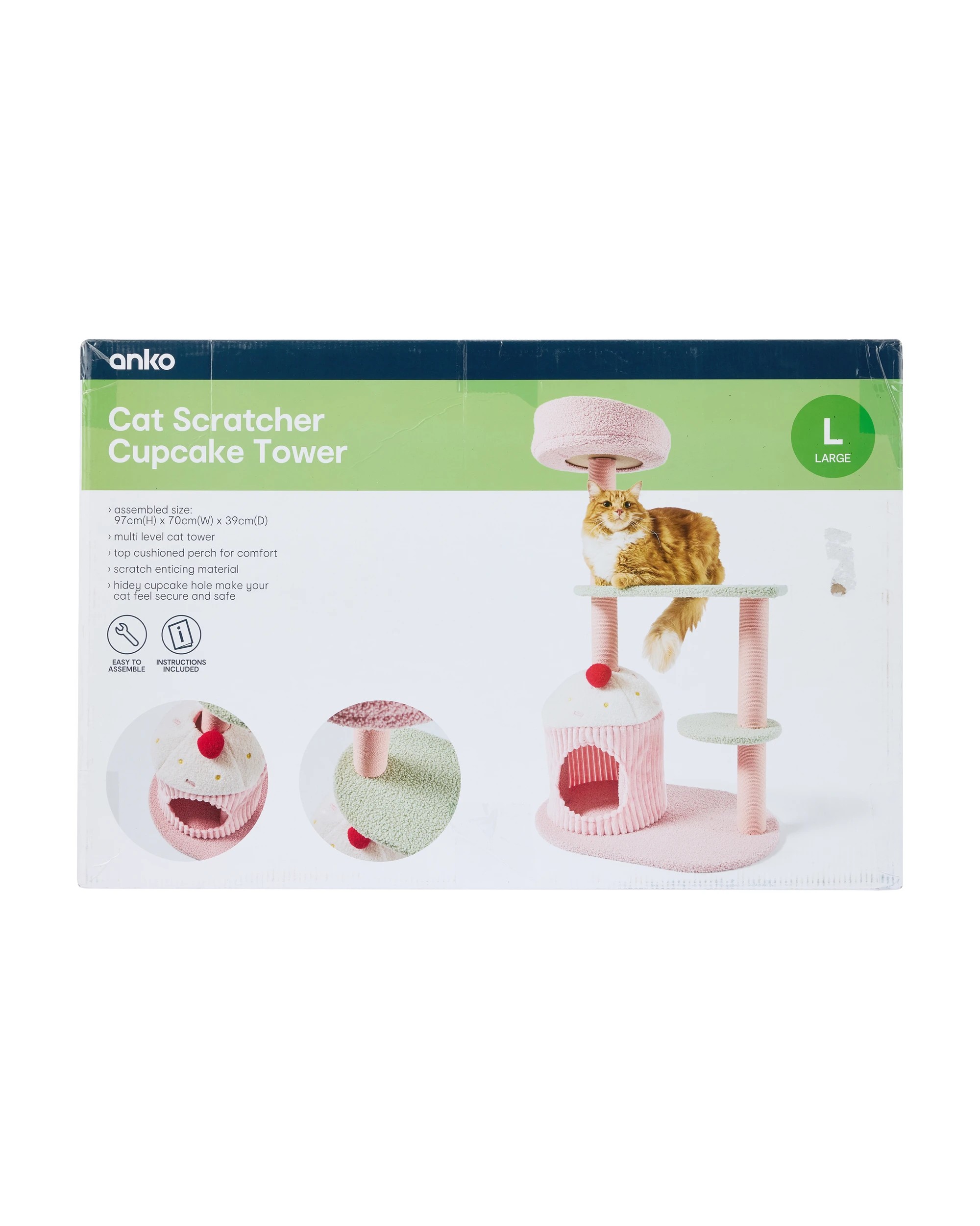 9 Cat Scratcher Cupcake Tower - Large, 9 of 10