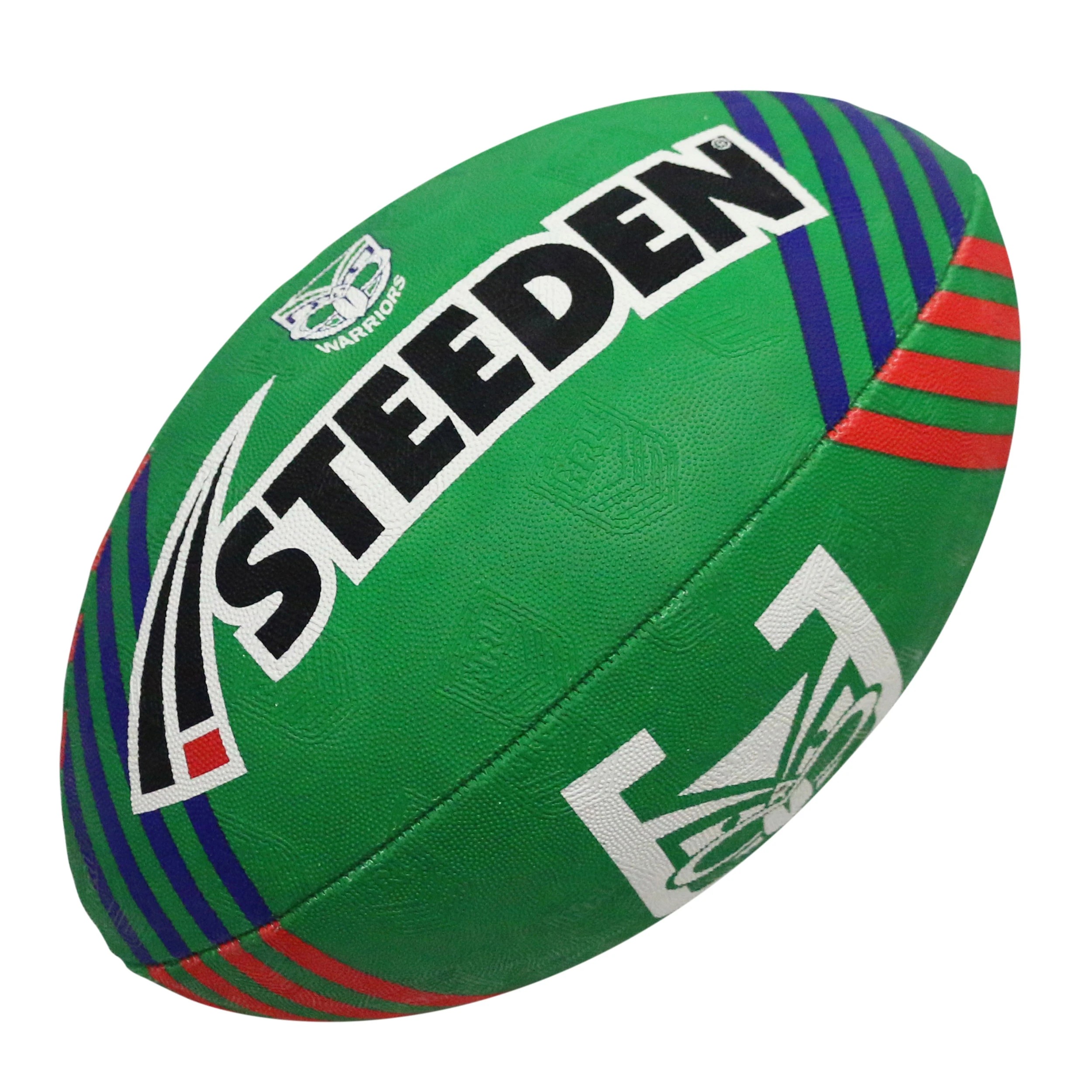 1 Steeden Warriors Rugby Ball - Size 5, 1 of 2