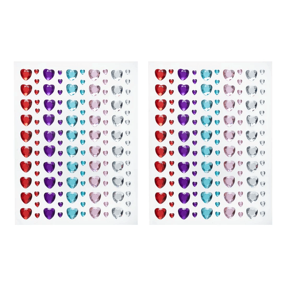 2 Born Rhinestones 250 Pack Heart, 2 of 2