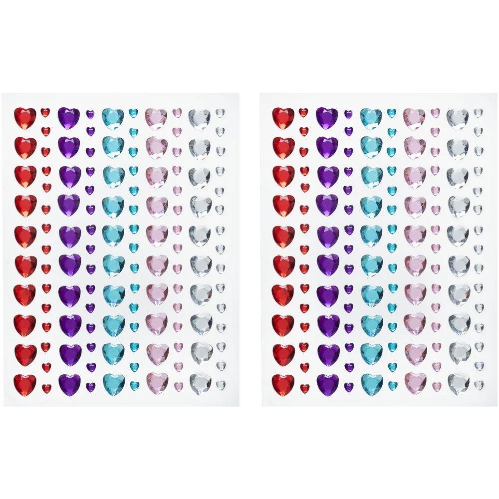 2 Born Rhinestones 250 Pack Heart, 2 of 2