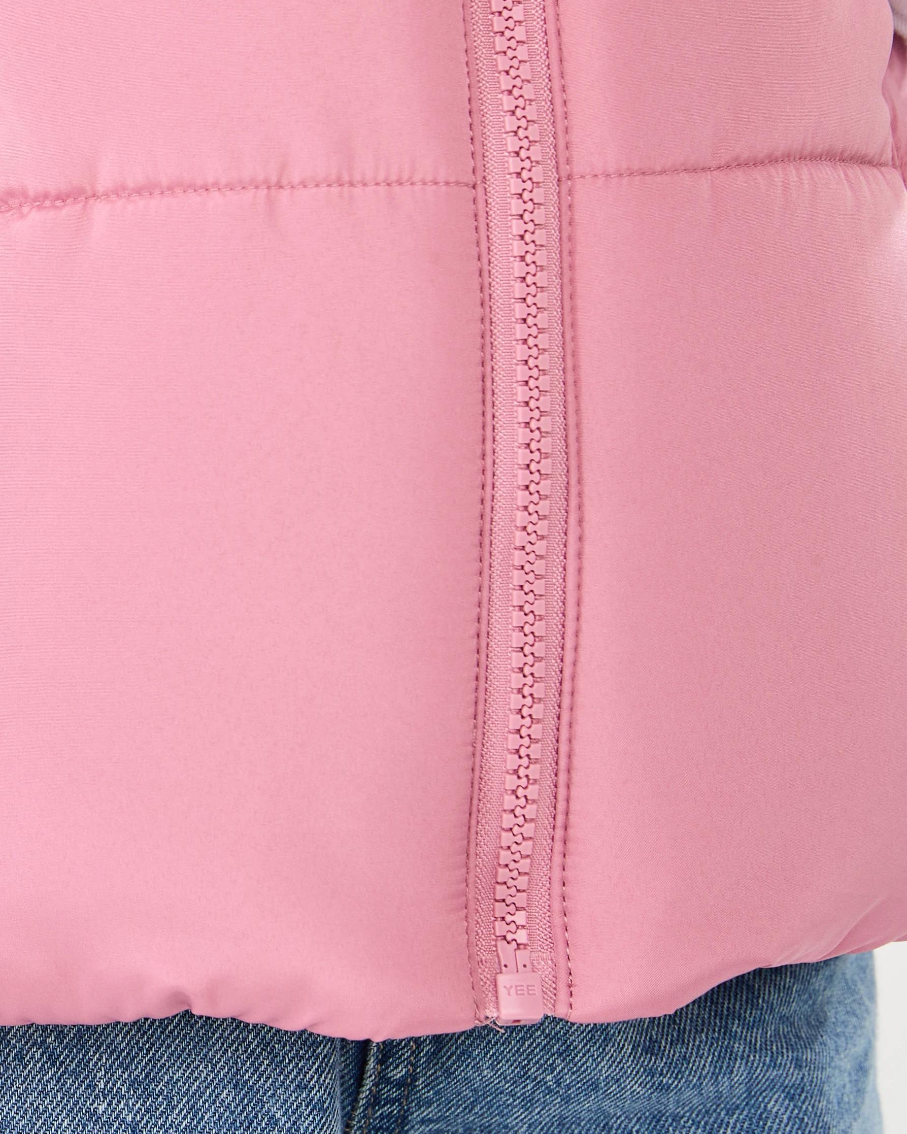 6 Puffer Vest Dust Rose, 6 of 9