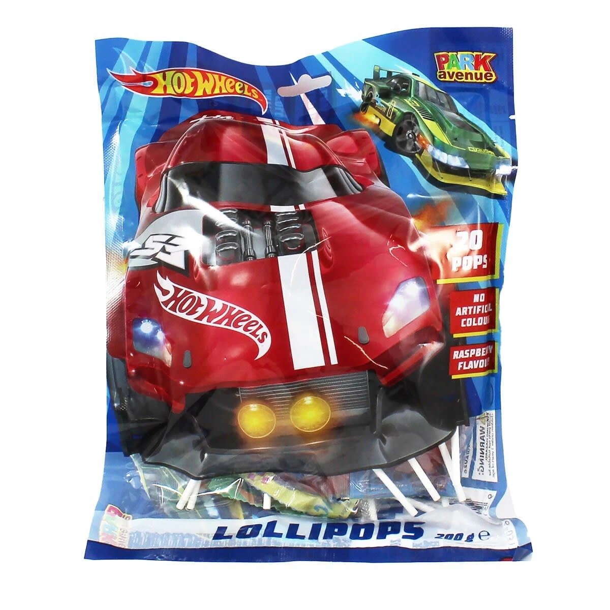 1 Park Avenue Hot Wheels 20 Pack Lollipops 200g, 1 of 3