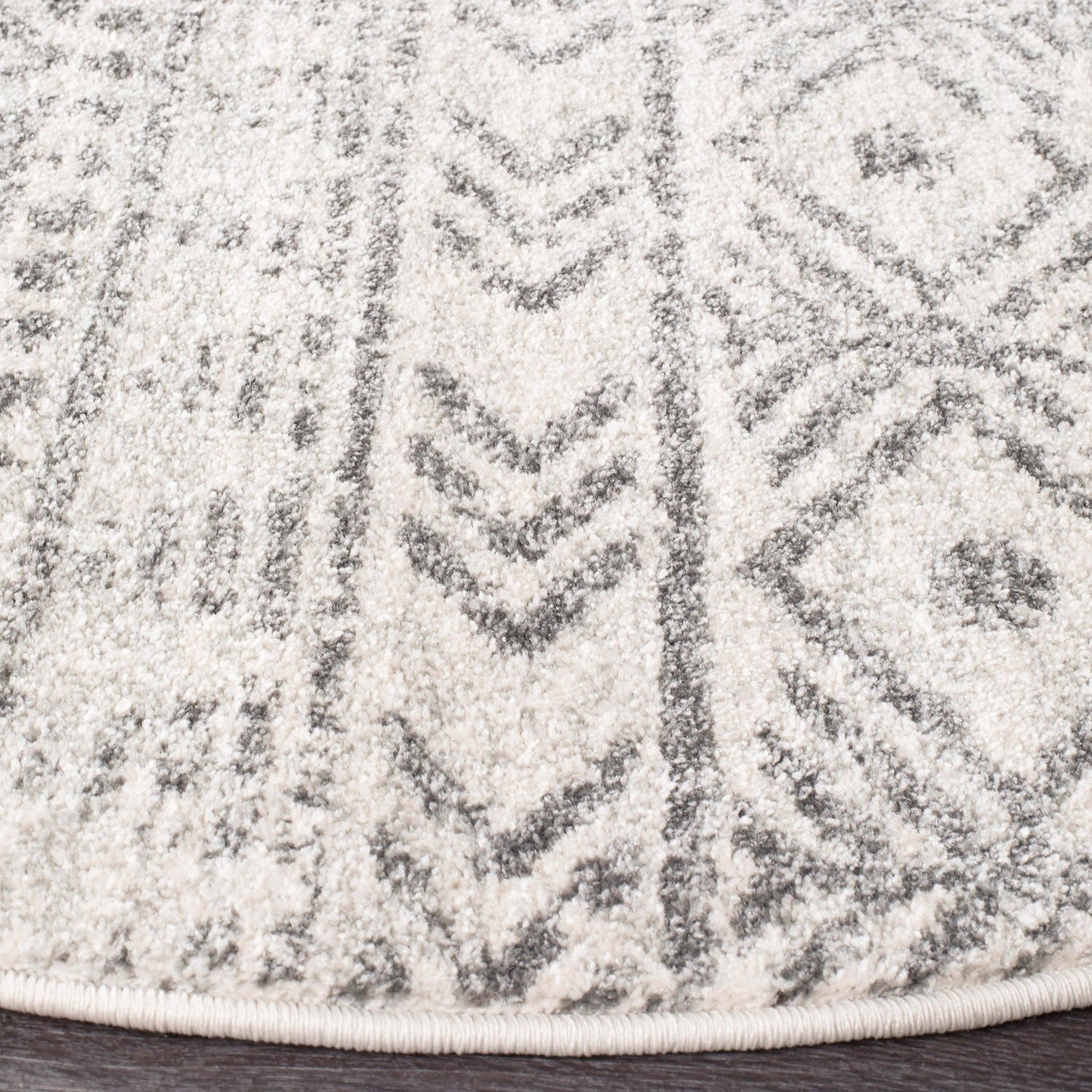 5 Common Ground Rugs Bluebay 456 240x240cm - Large Round Power Loomed Pet Friendly Rug - Natural, 5 of 5