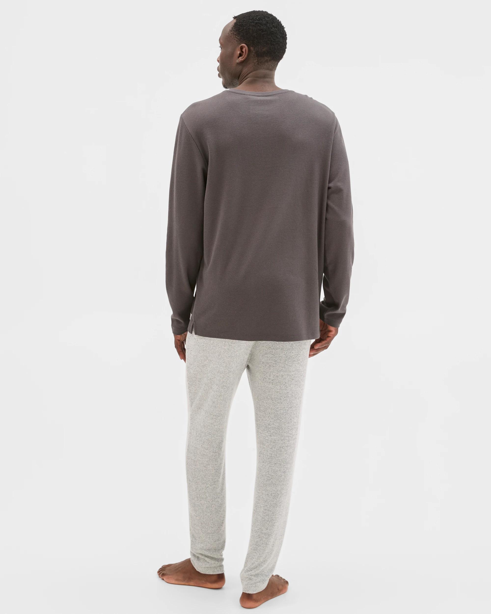 3 Maxx Cosy Sleep Lounge Pants GREY MARLE, 3 of 5