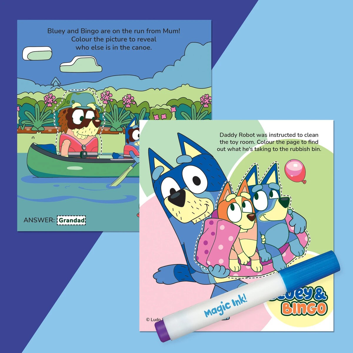 2 INKredibles Bluey Magic Ink Pictures! - Book, 2 of 10